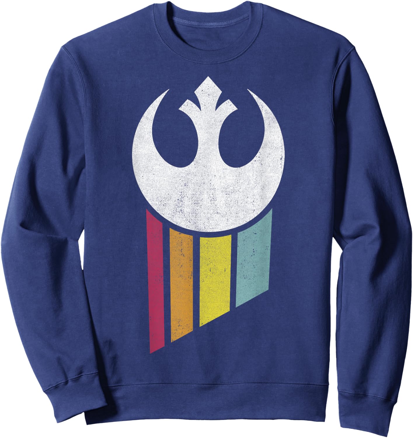 Star Wars Rebel Rainbow Logo Graphic Sweatshirt - Sweatshirt | Navy