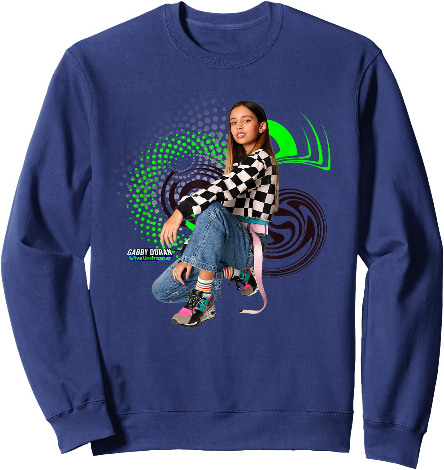 Disney Channel Gabby Duran & The Unsittables Swirls Sweatshirt - Sweatshirt | Navy