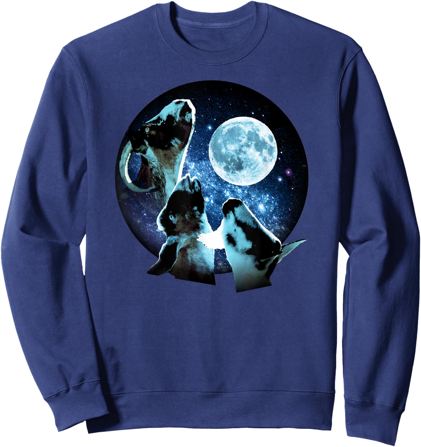Three Goat Moon Sweatshirt - Sweatshirt | Navy