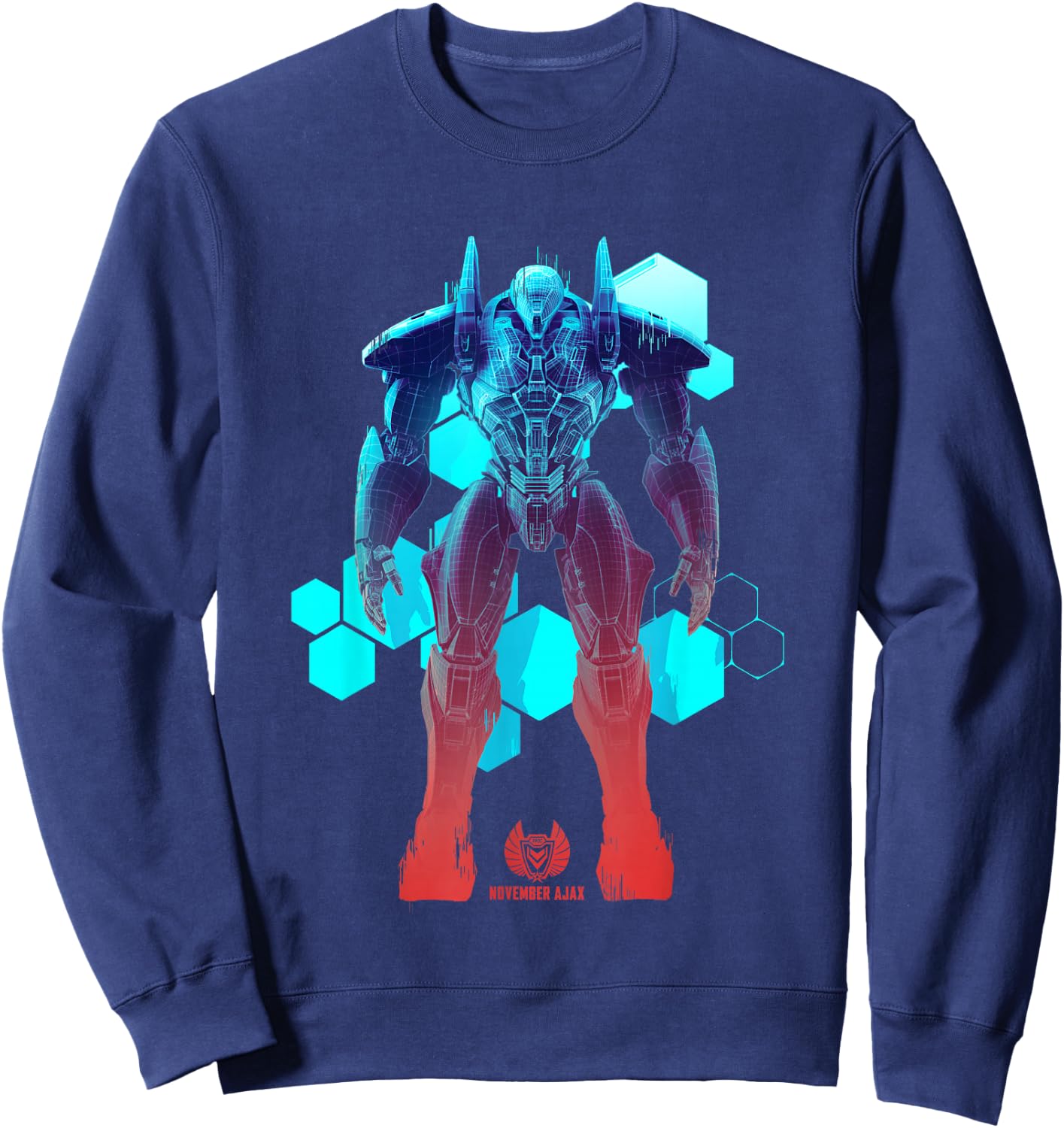 November Ajax Blueprint Sweatshirt - Sweatshirt | Navy
