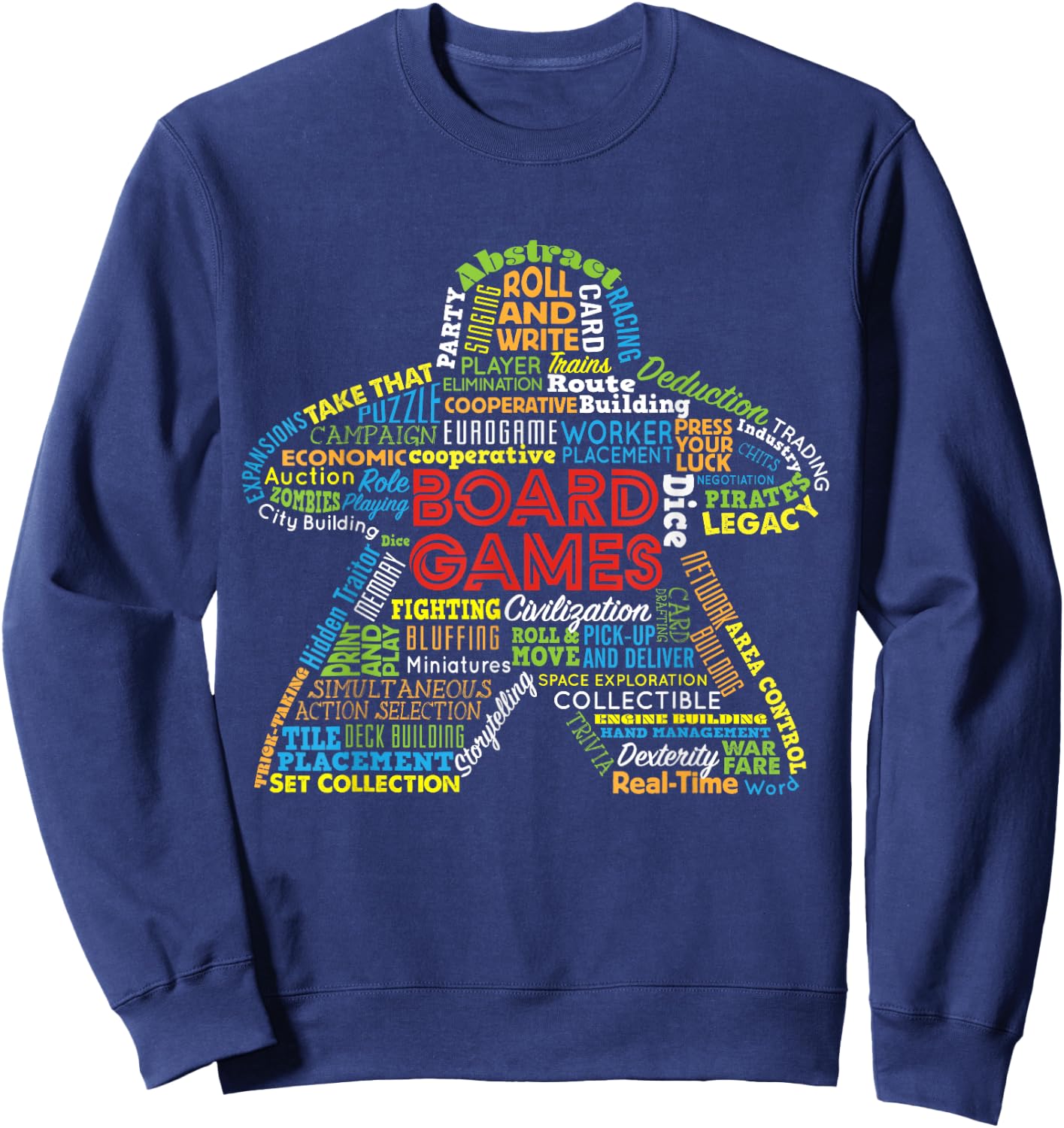 Board Game Mechanics Sweatshirt - Sweatshirt | Navy