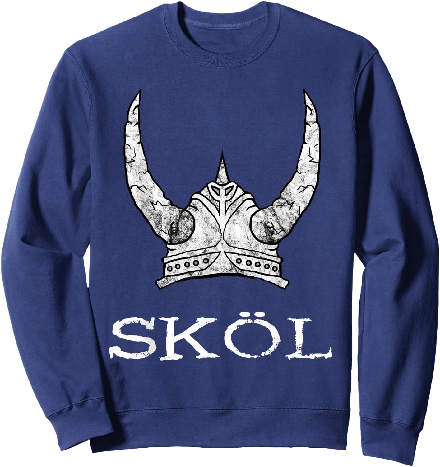 Keltische Schweden Skandinavien Wikinger Geschenke Skl Viking Helmet Nordmann Warrior Nordic Mythology Sweatshirt - Sweatshirt | Navy