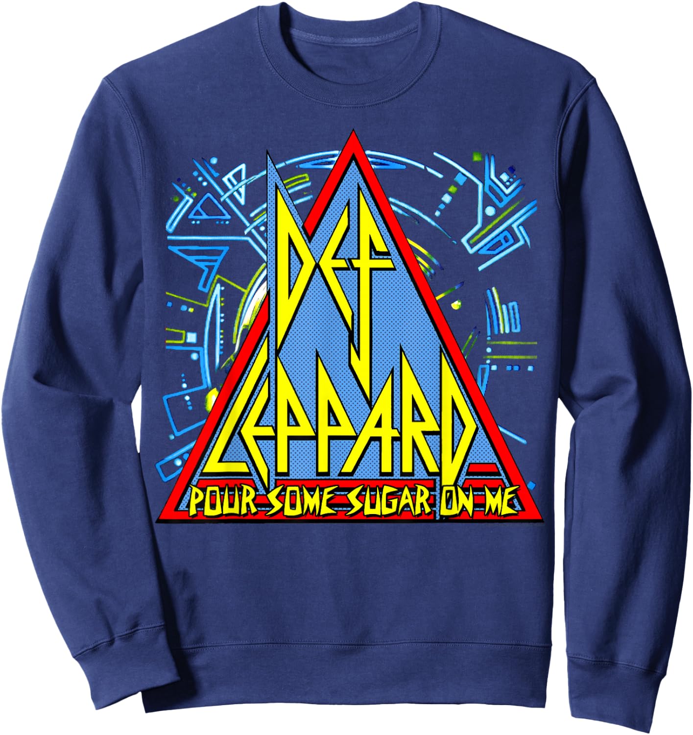 Def Leppard - Sugar Logo Sweatshirt - Sweatshirt | Navy