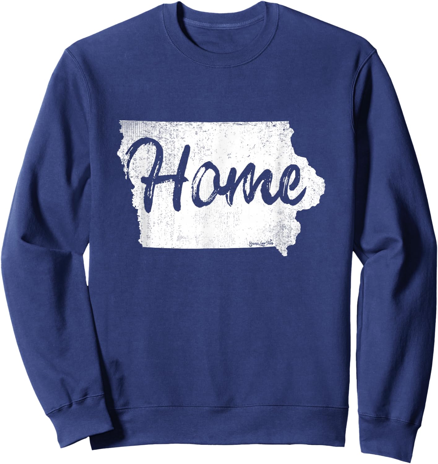 Iowa Home Shirt for people Des Moines Cedar Rapids Davenport Sweatshirt - Sweatshirt | Navy