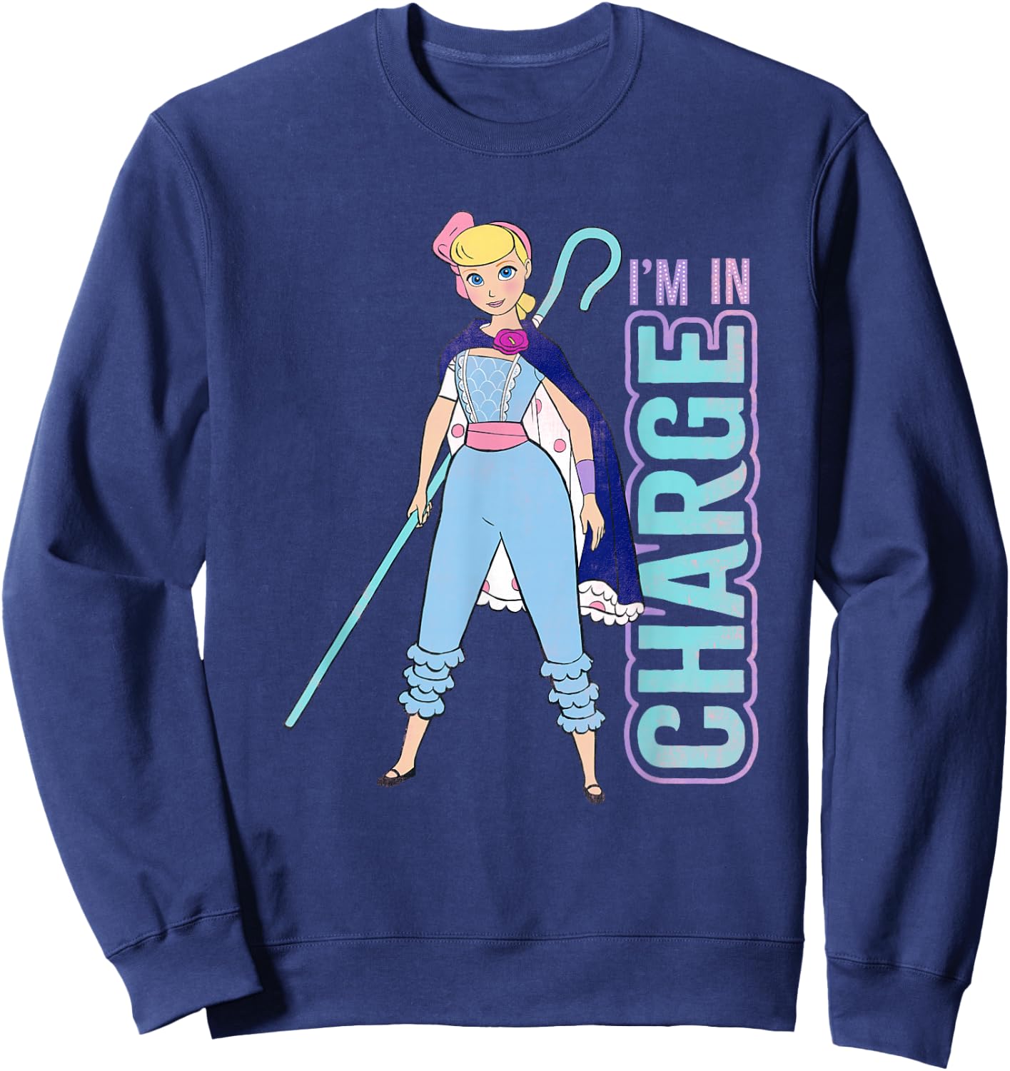 Disney Pixar Toy Story 4 Bo Peep I'm in Charge Sweatshirt - Sweatshirt | Navy