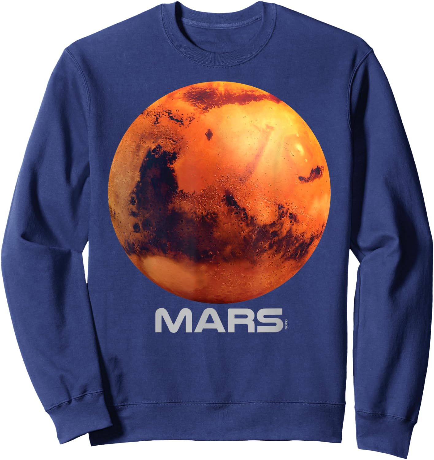 Mars Shirt, Solar System Planet Sweatshirt - Sweatshirt | Navy