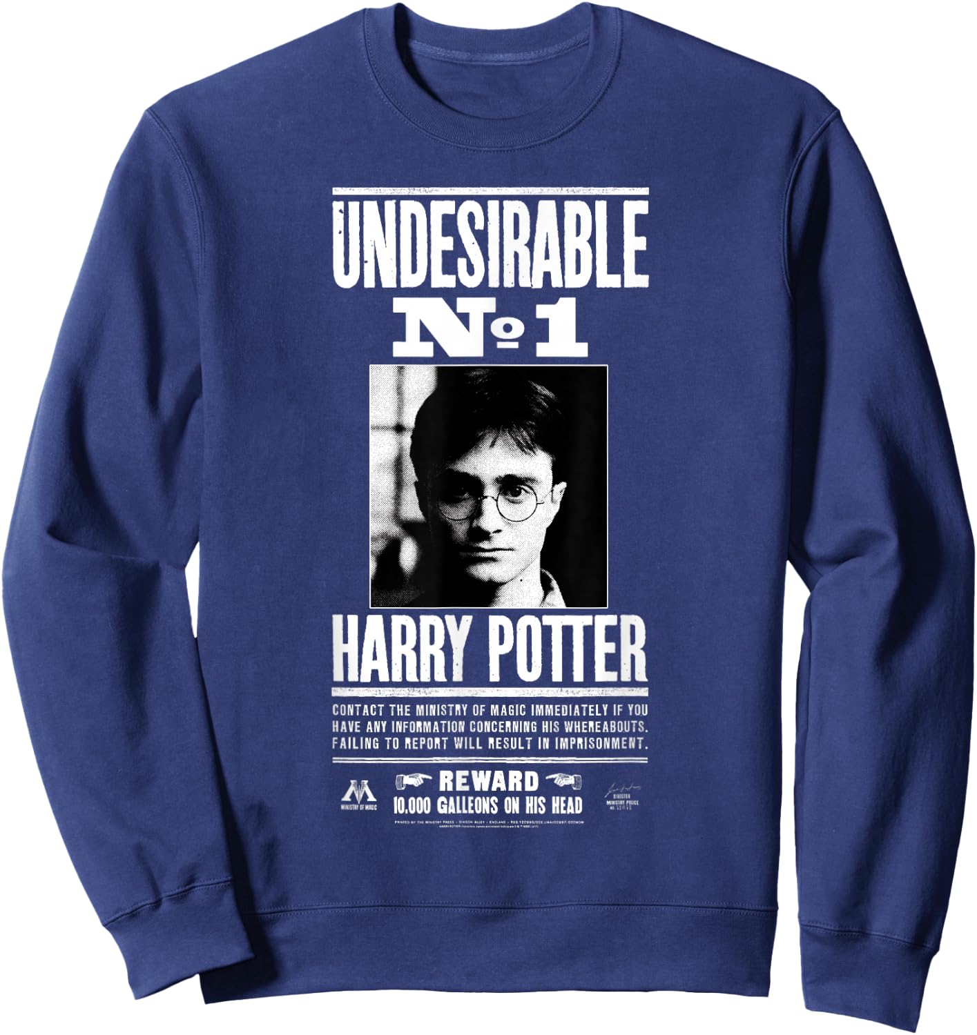 Harry Potter Undesirable No 1 Sweatshirt - Sweatshirt | Navy