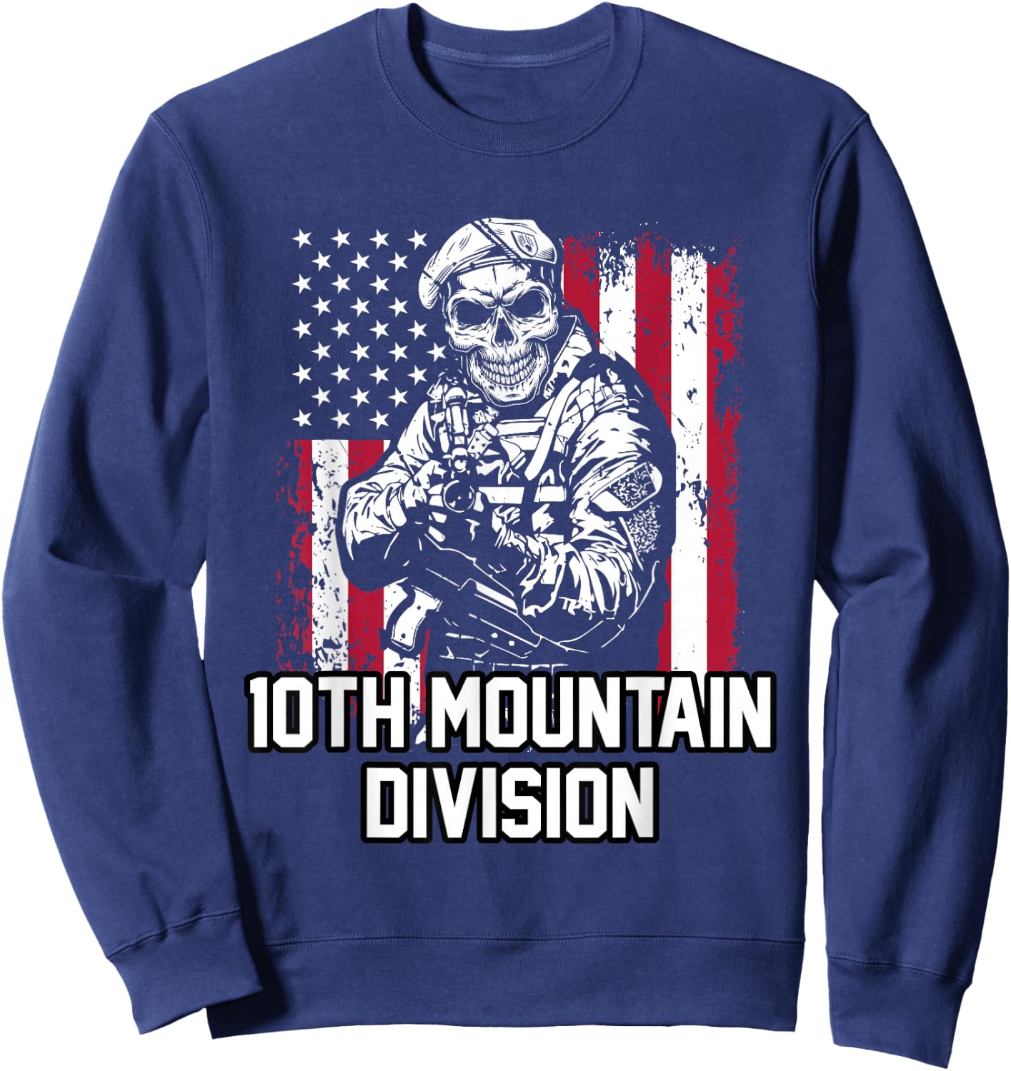 10th Mountain Division Sweatshirt - Sweatshirt | Navy