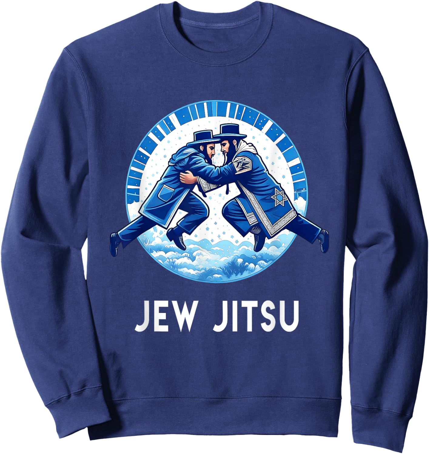 Jitsu Karate Funny Sweatshirt - Sweatshirt | Navy