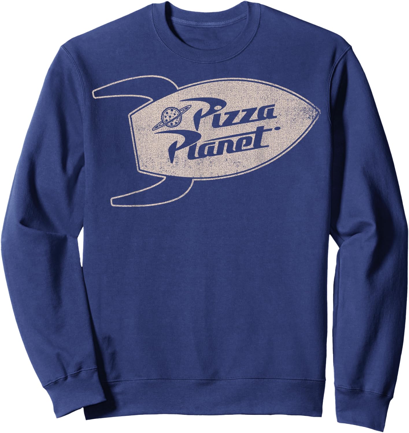 Disney Pixar Toy Story Pizza Planet Rocket Shuttle Sweatshirt - Sweatshirt | Navy