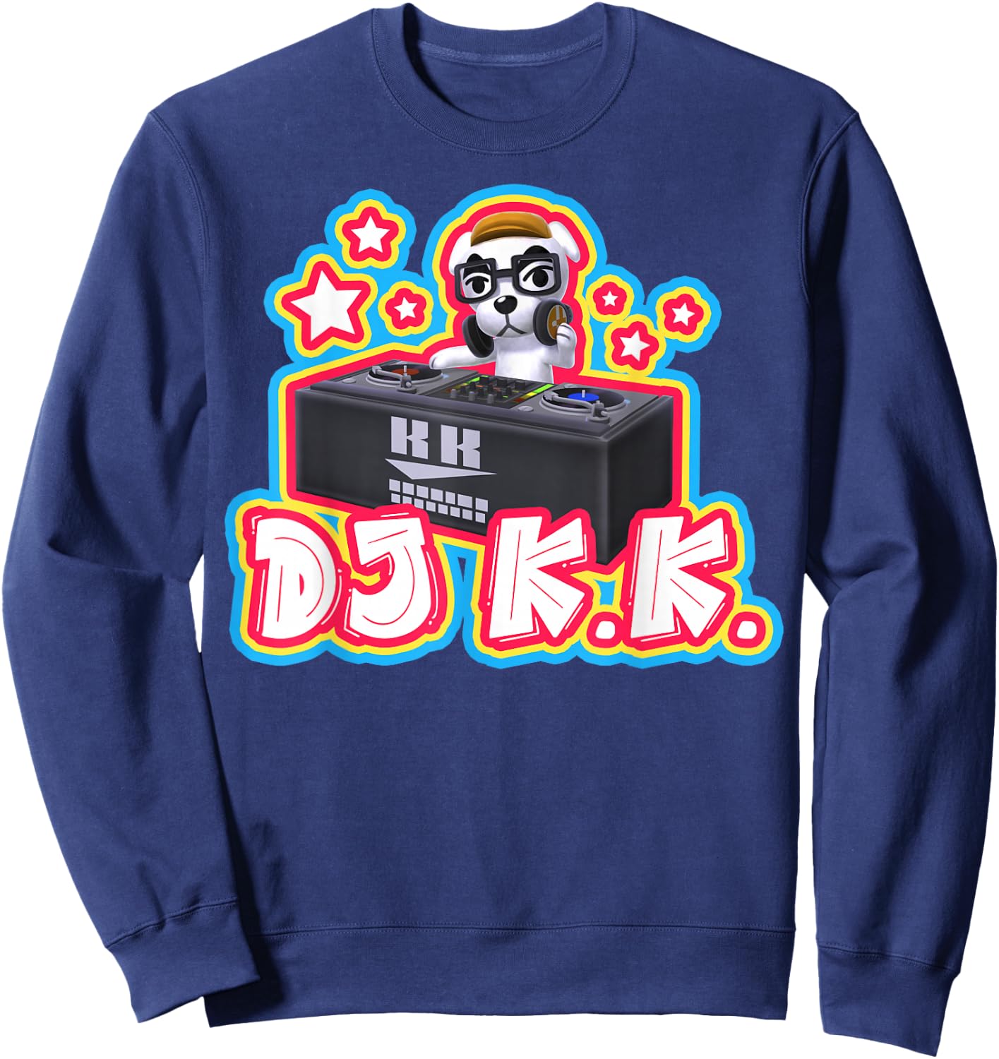 Animal Crossing DJ K.K. Portrait Sweatshirt - Sweatshirt | Navy