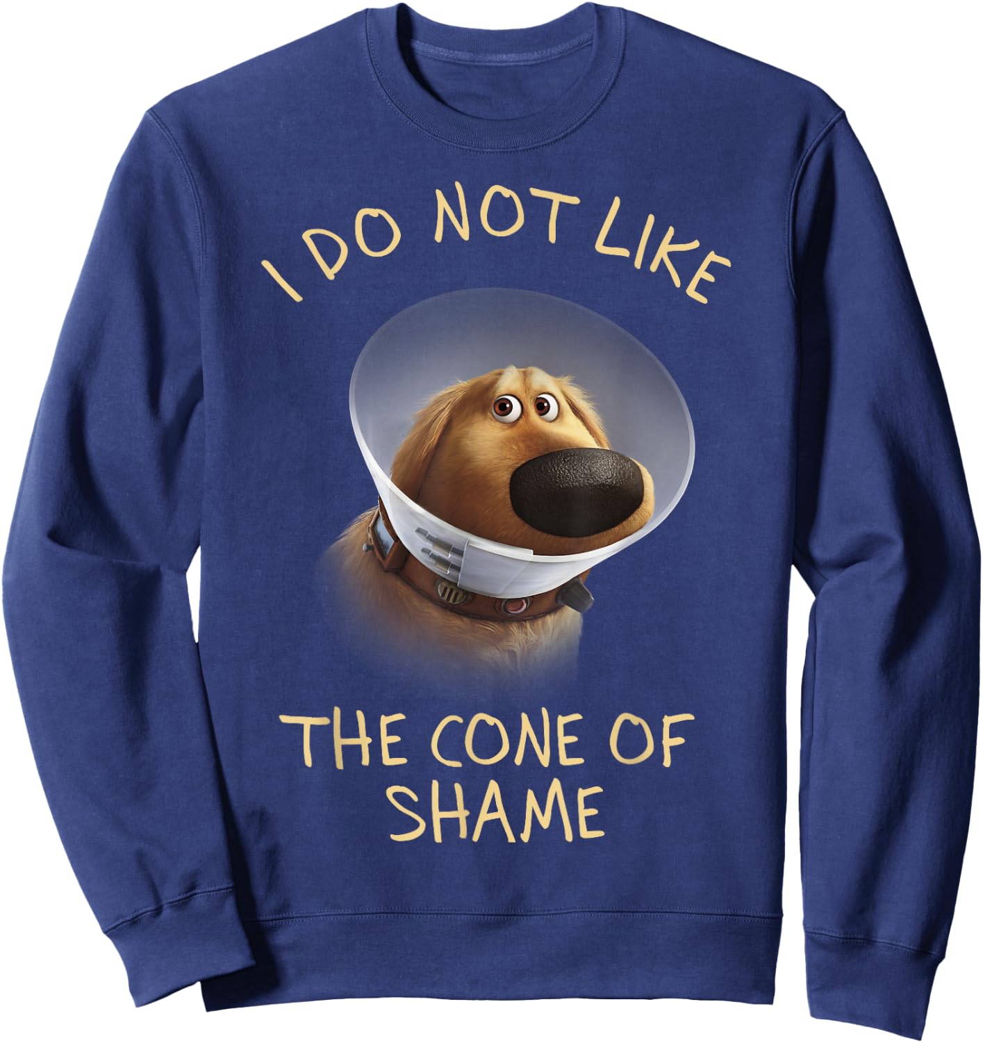 Disney Pixar Up Dug Cone Of Shame Sweatshirt - Sweatshirt | Navy