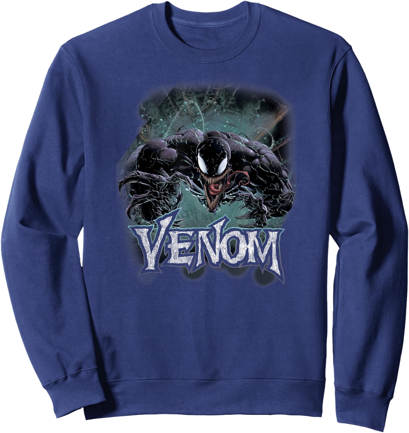 Marvel Venom from Down Under Face to Face Sweatshirt - Sweatshirt | Navy