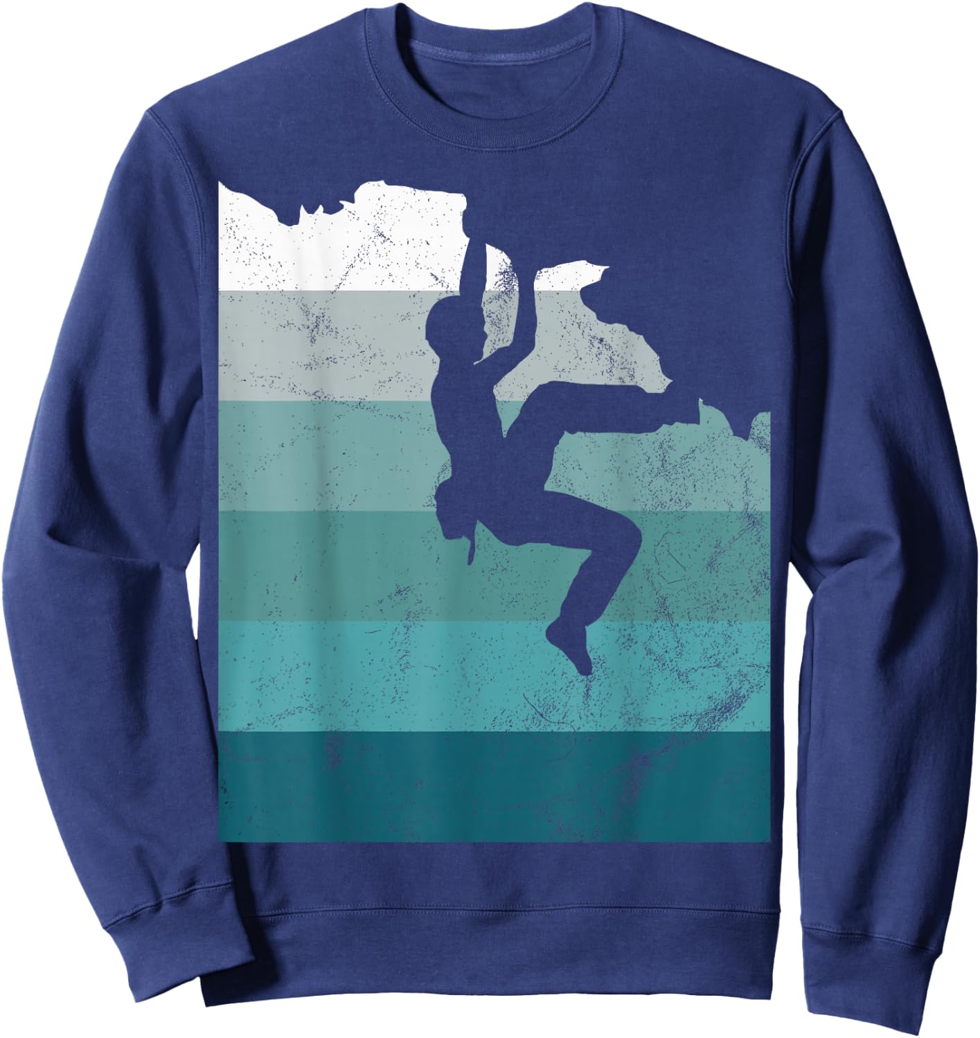 Climber Climbing Bouldering Free Speed Solo Vintage Gift Sweatshirt - Sweatshirt | Navy