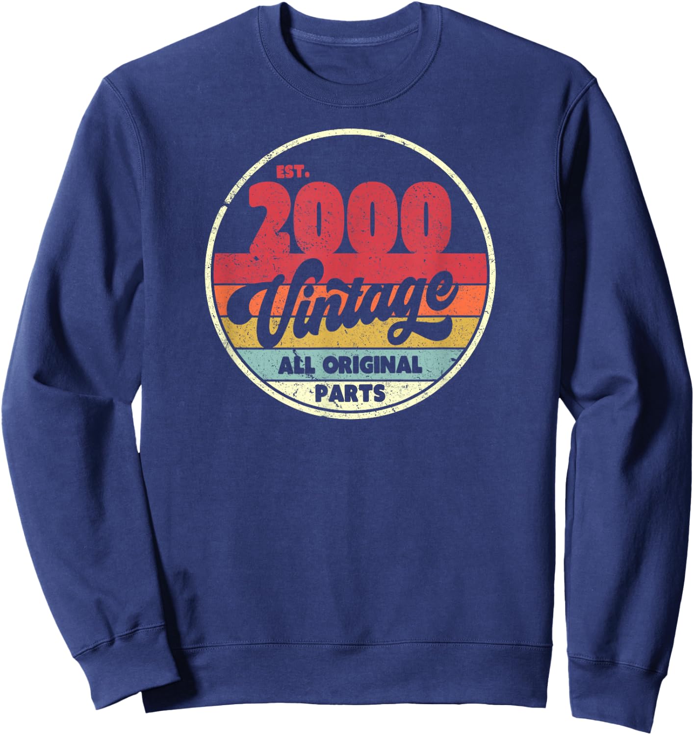 2000 Vintage Shirt, Birthday Gift . Retro Style Sweatshirt - Sweatshirt | Navy