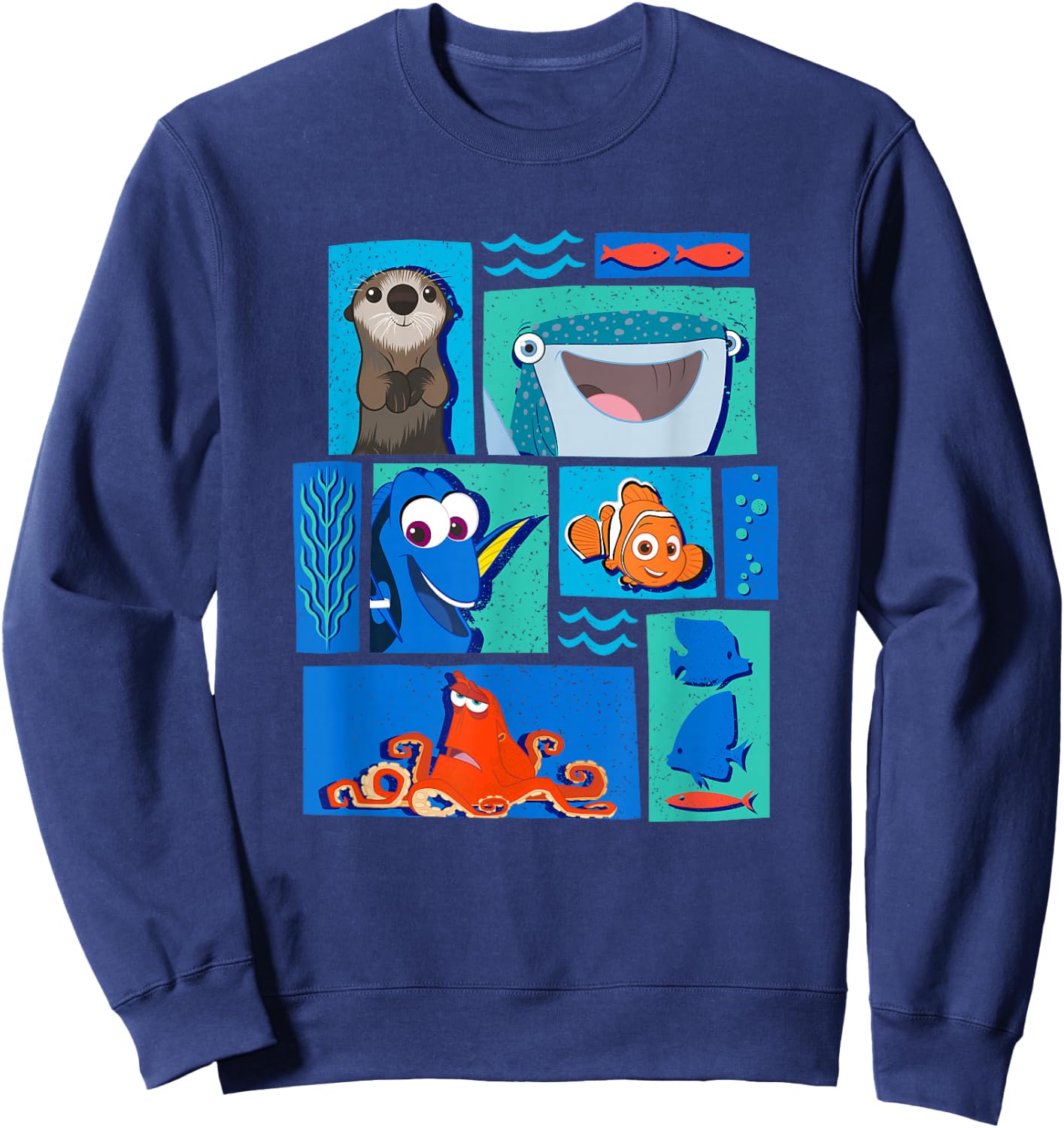 Disney Pixar Finding Dory Characters Sweatshirt - Sweatshirt | Navy