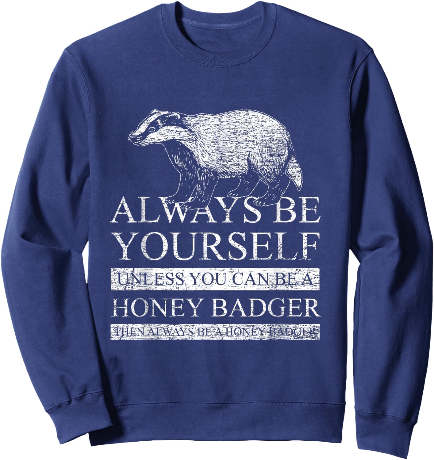Honey Badger Sweatshirt - Sweatshirt | Navy