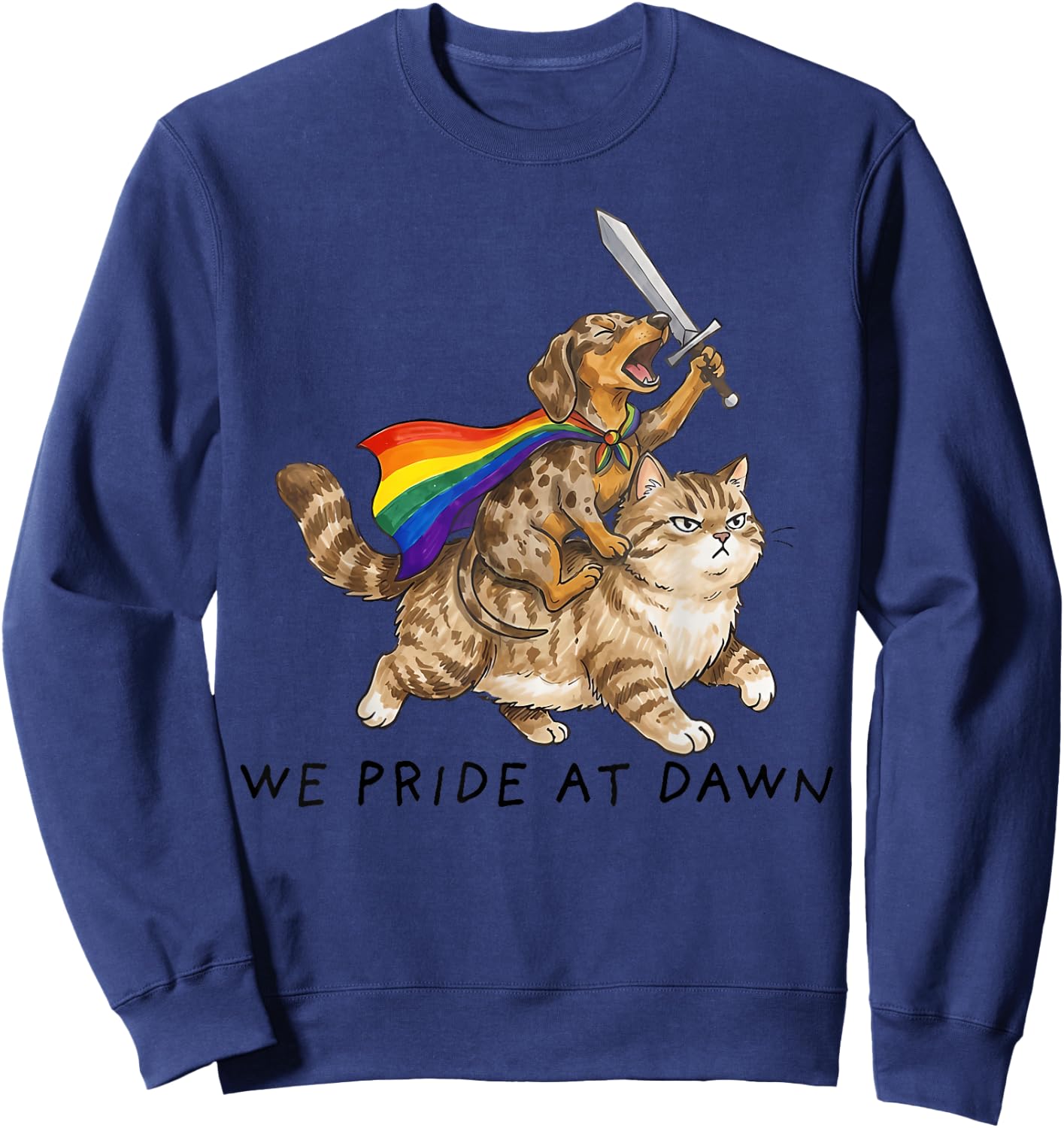 T-Shirt Sweatshirt - Sweatshirt | Navy
