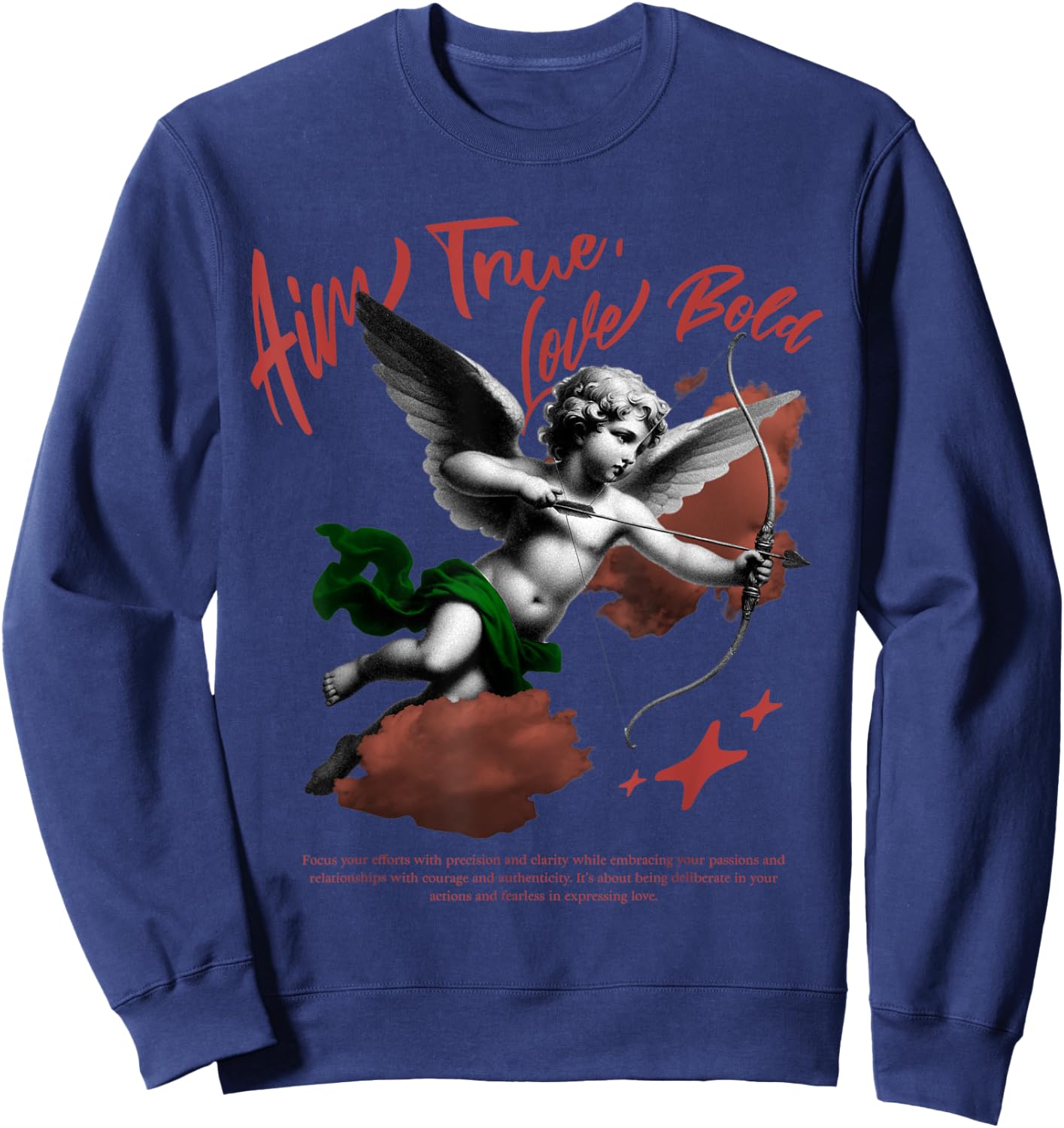 Love Bold Dune Red 13s Matching Women Sweatshirt - Sweatshirt | Navy