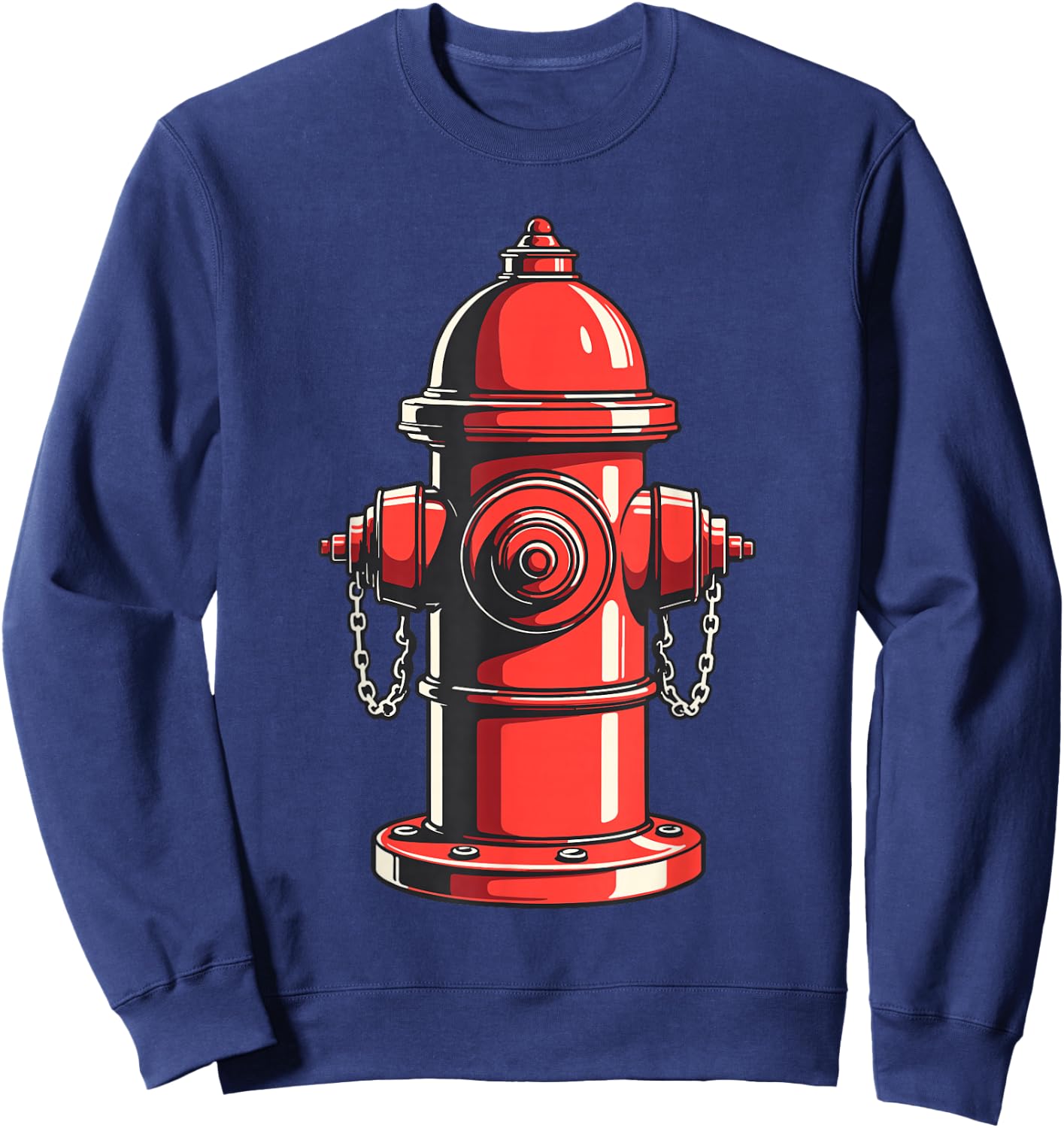 Fire Hydrant Shirt Kids Adult Men Women Fire Hydrant Costume Sweatshirt - Sweatshirt | Navy