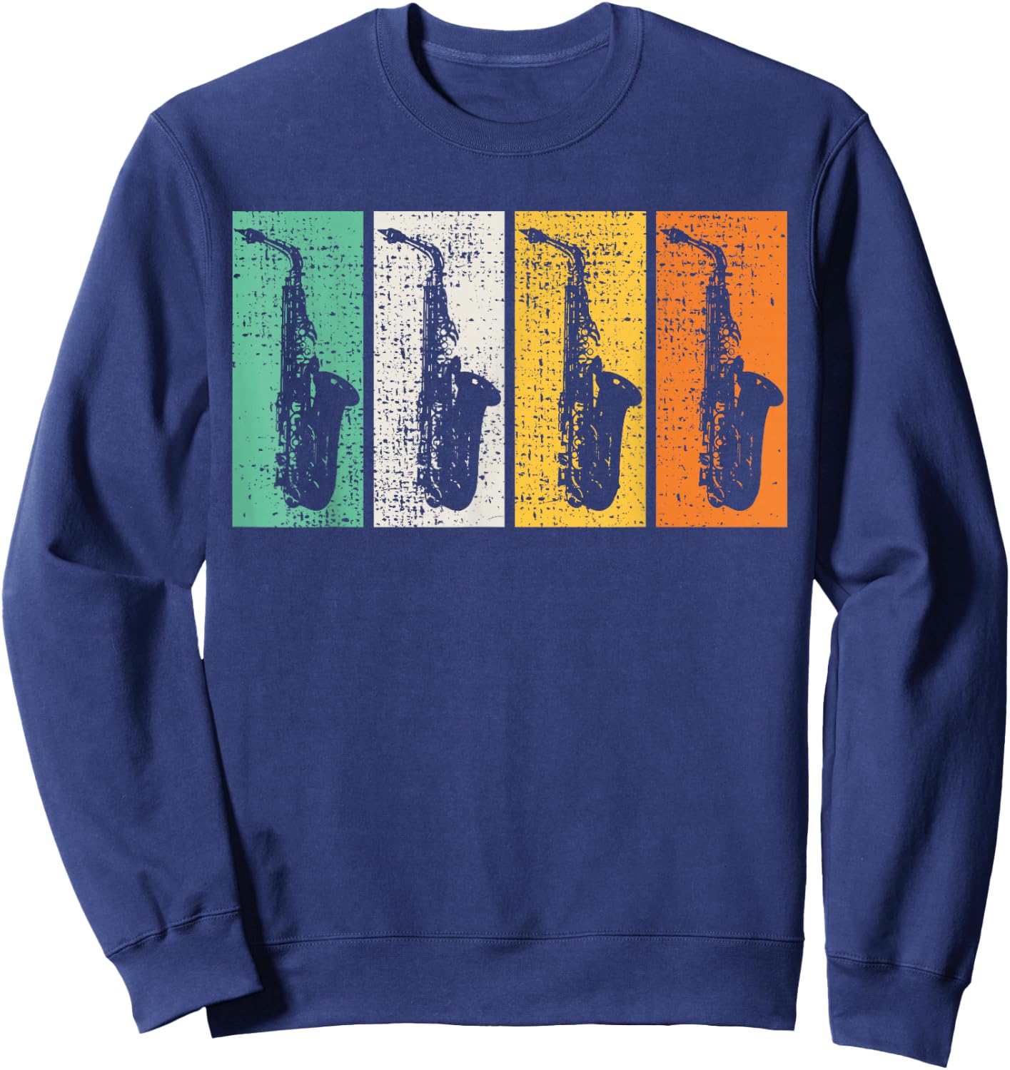 Saxophone Sweatshirt - Sweatshirt | Navy