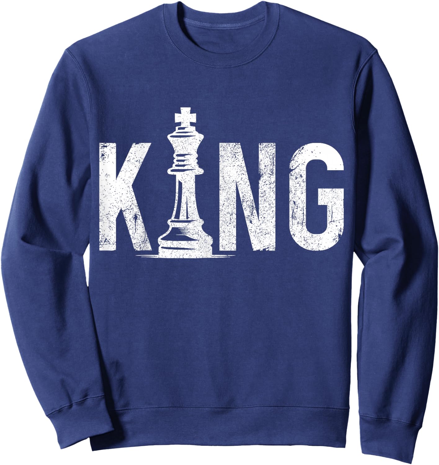 Chess Player King Sweatshirt - Sweatshirt | Navy
