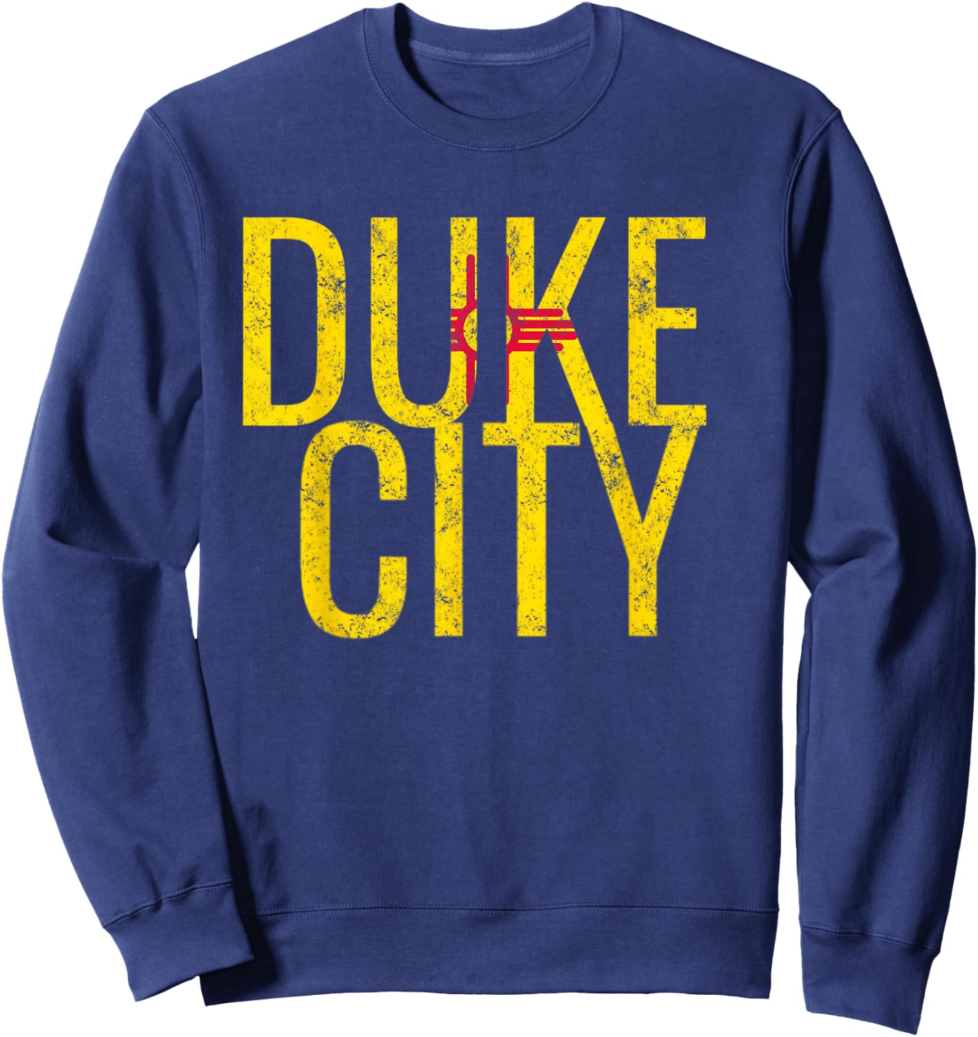 Albuquerque New Mexico Duke City Zia Gifts Men Women Sweatshirt - Sweatshirt | Navy