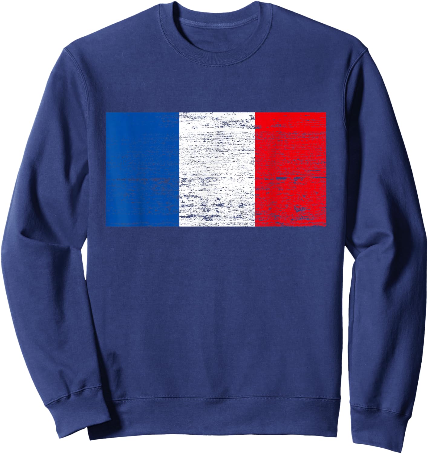 French Flag France Flag Viva La France Sweatshirt - Sweatshirt | Navy