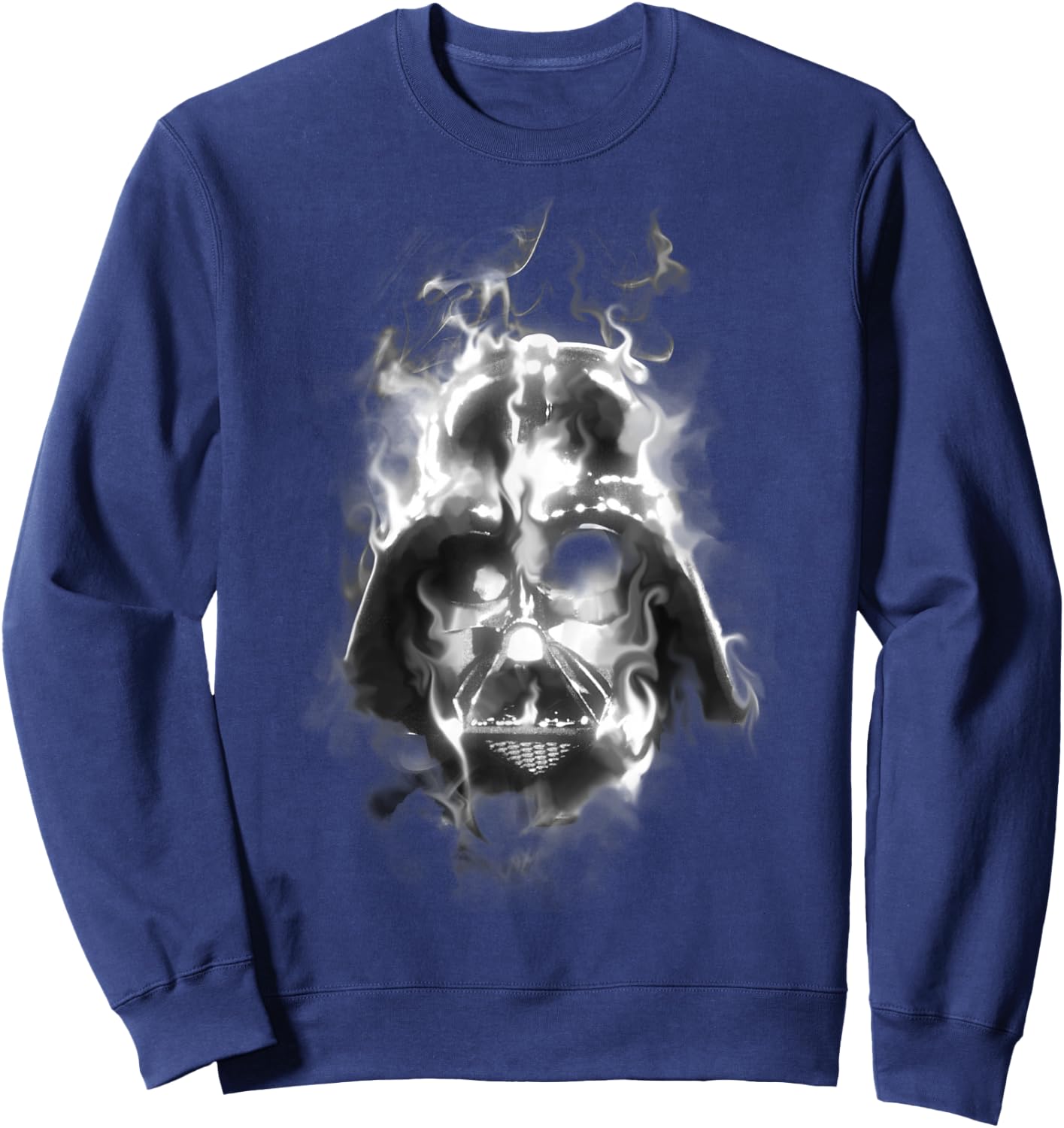 Star Wars Darth Vader Sith Lord Smoke Portrait Sweatshirt - Sweatshirt | Navy