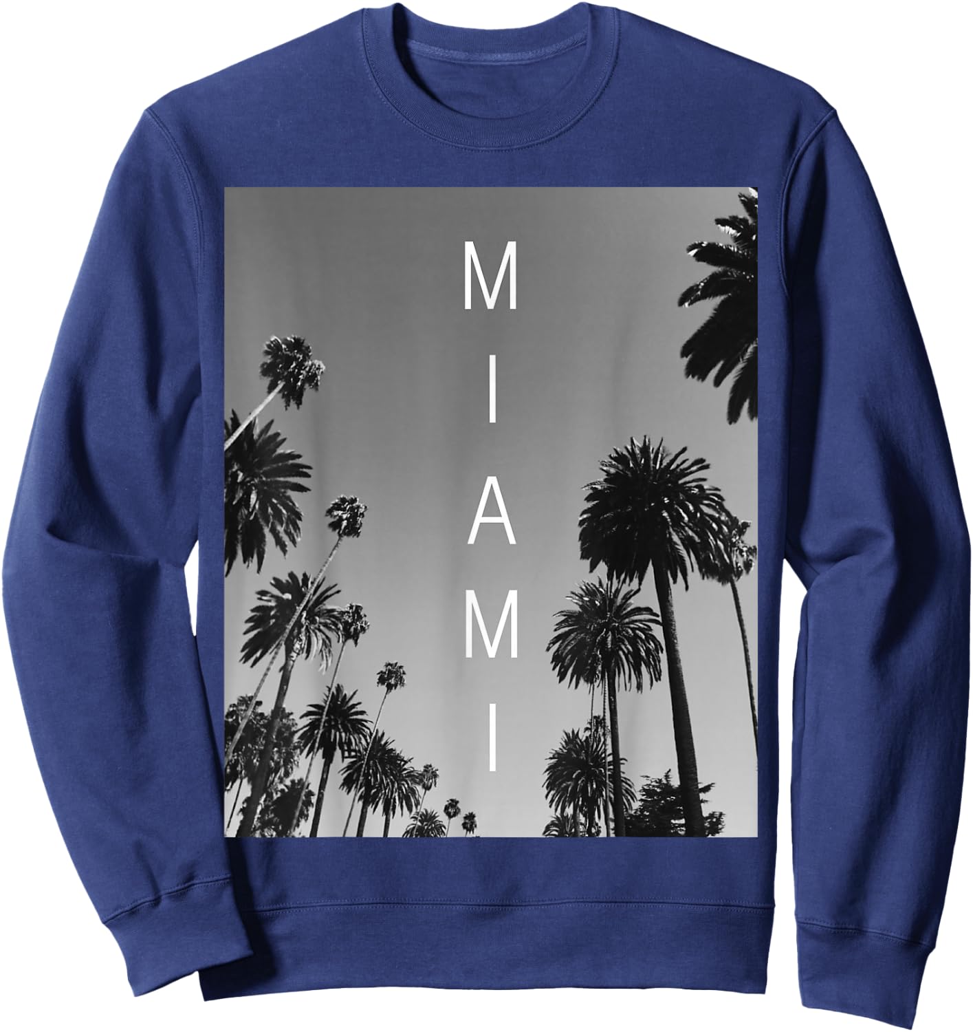 Miami Beach South Beach Florida Fl Souvenir Gift Sweatshirt - Sweatshirt | Navy