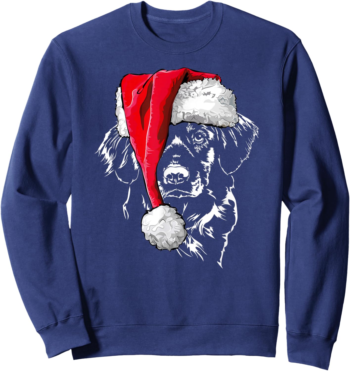 Nova Scotia Duck Tolling Retriever mom Santa Christmas gift Sweatshirt - Sweatshirt | Navy