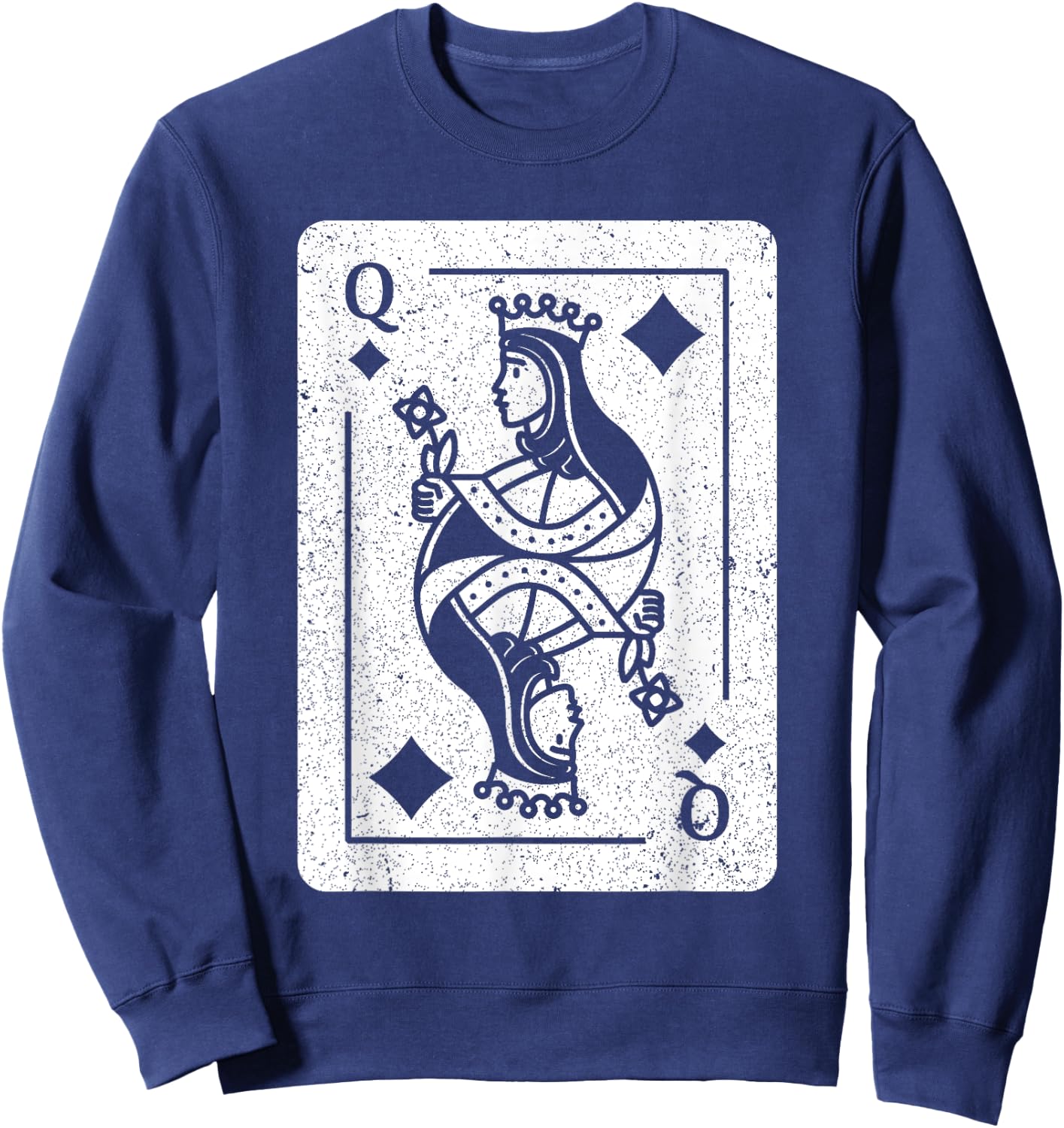 Queen Of Diamonds Costume Sweatshirt - Sweatshirt | Navy