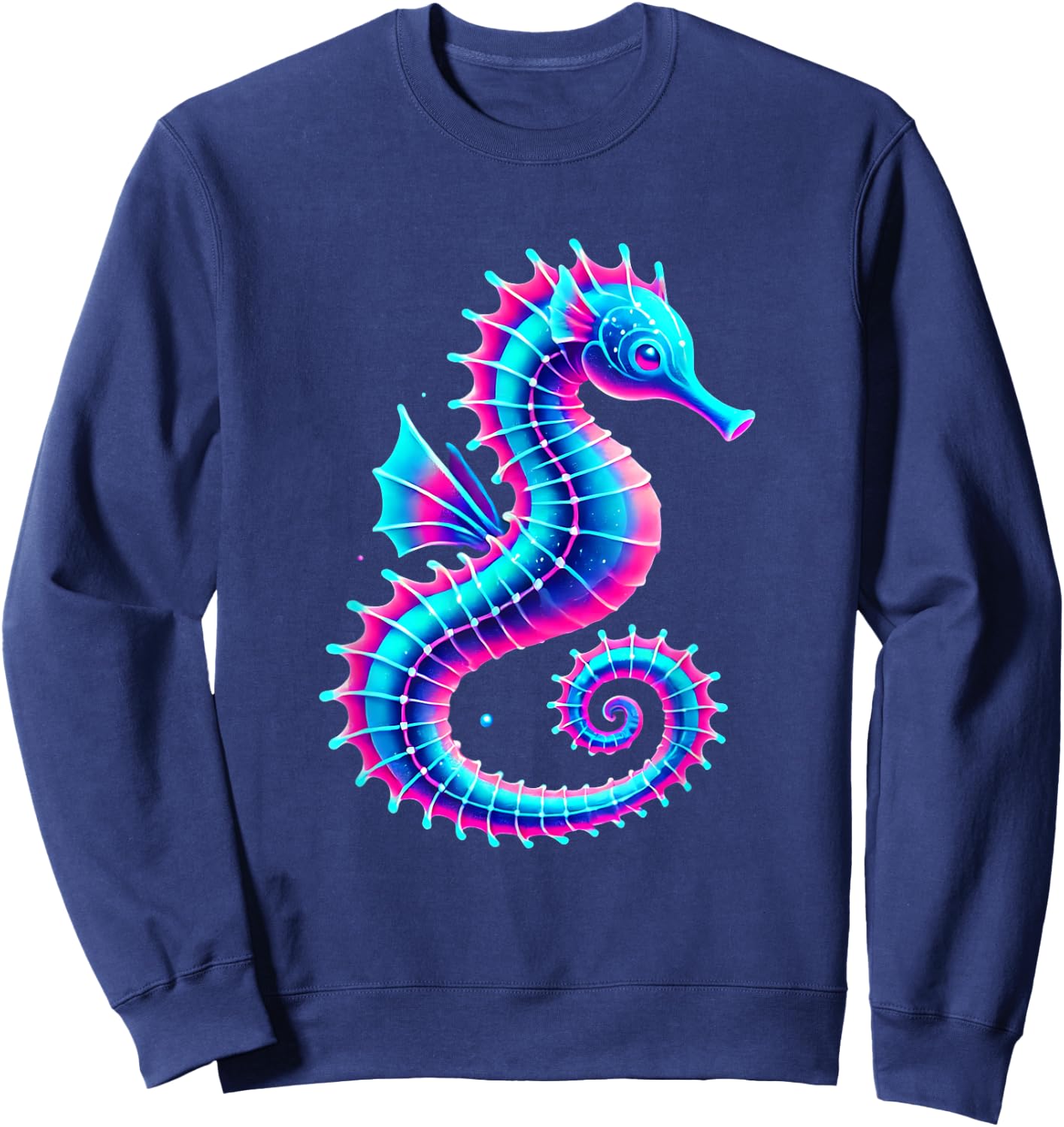 Sea horse Bright, Zesty s Deep Sea Fishing Sweatshirt - Sweatshirt | Navy
