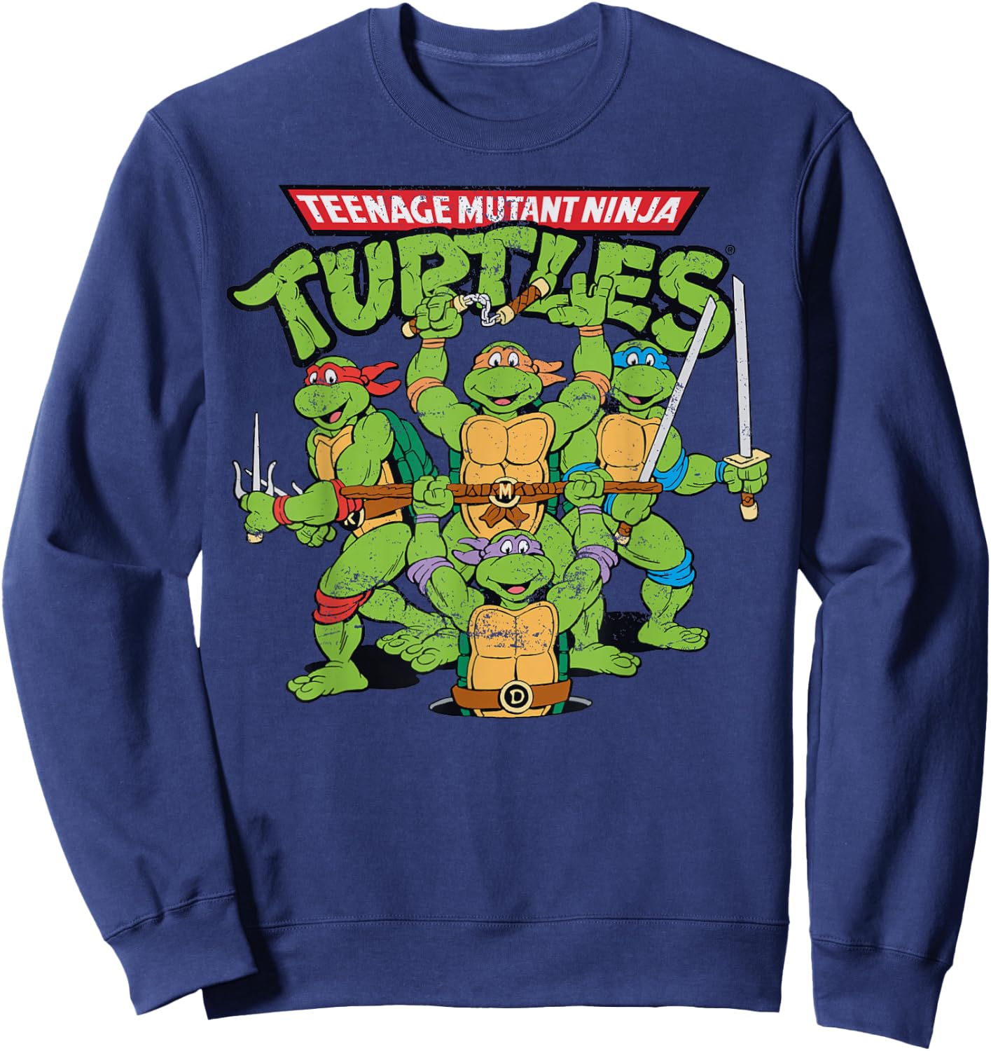 Teenage Mutant Ninja Turtles - Classic Sweatshirt - Sweatshirt | Navy