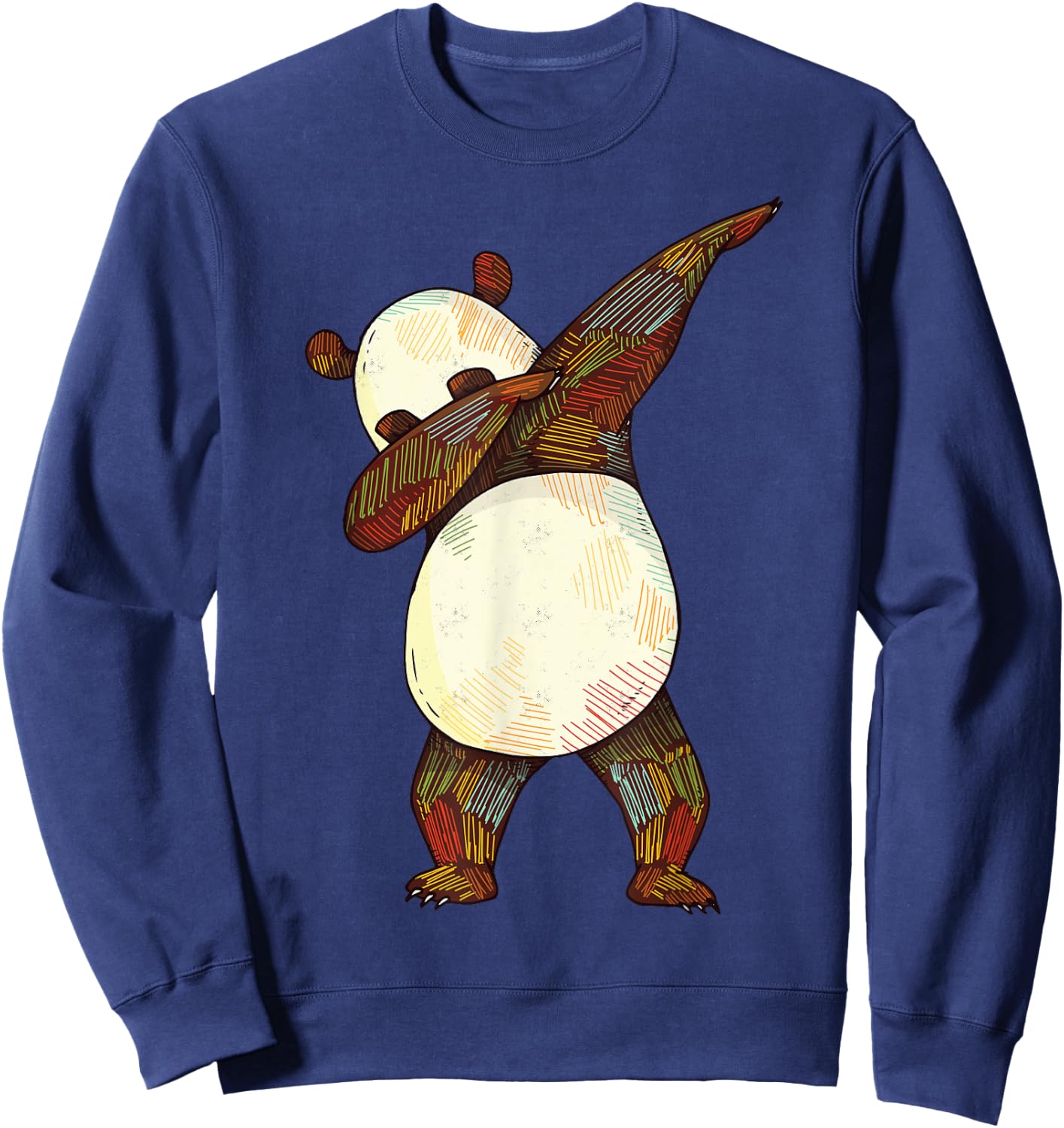 Dabbing Panda Dab Dance Shirt Gifts Girls Women Kids Men Sweatshirt - Sweatshirt | Navy