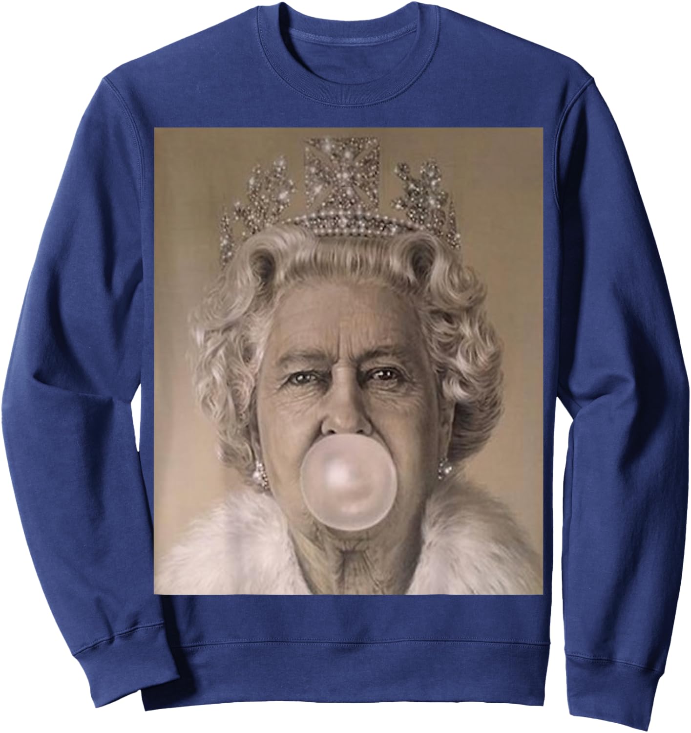 Queen Elizabeth Sweatshirt - Sweatshirt | Navy