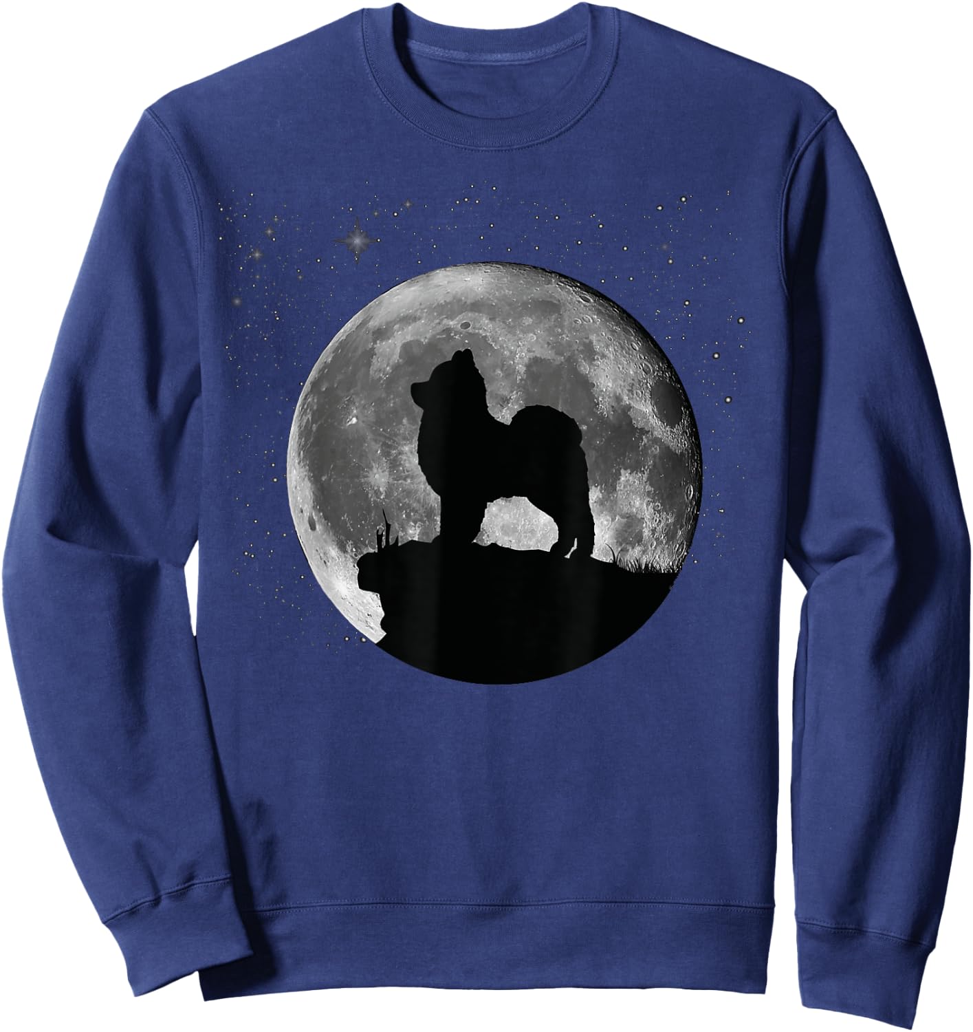Pomeranian Pom-Dog Women Kids Sweatshirt - Sweatshirt | Navy
