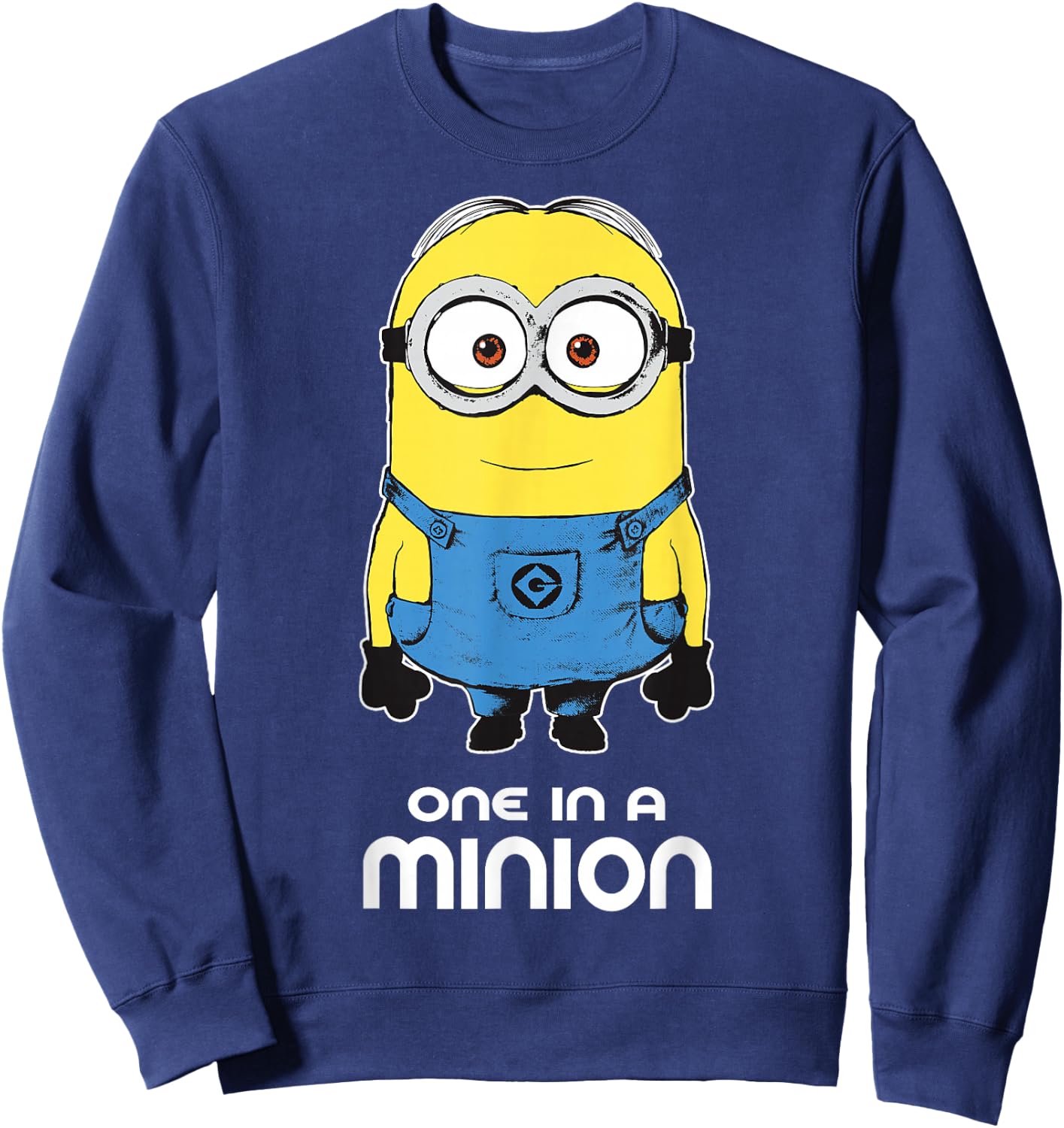Despicable Me Minions Bob One In A Minion Graphic Sweatshirt - Sweatshirt | Navy