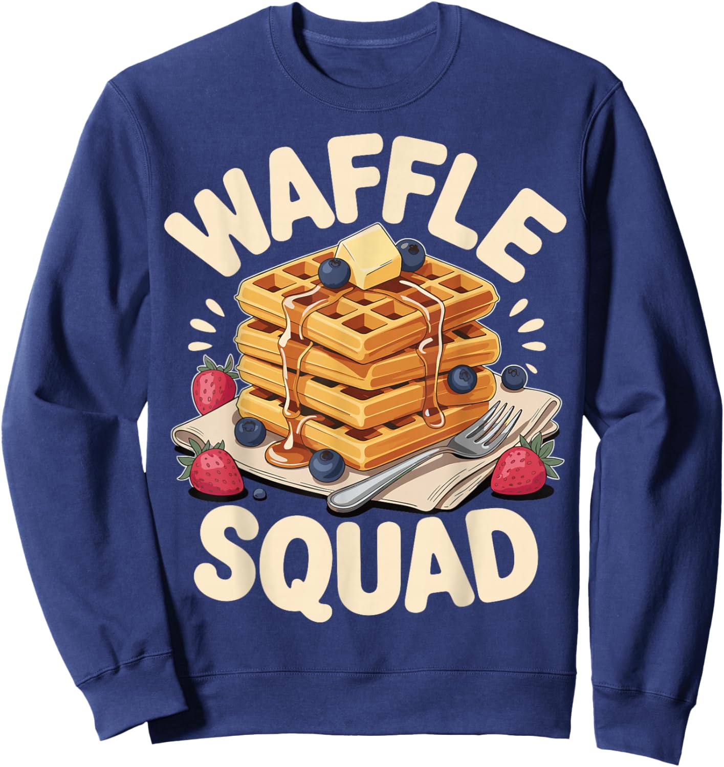 Waffle Squad Sweatshirt - Sweatshirt | Navy