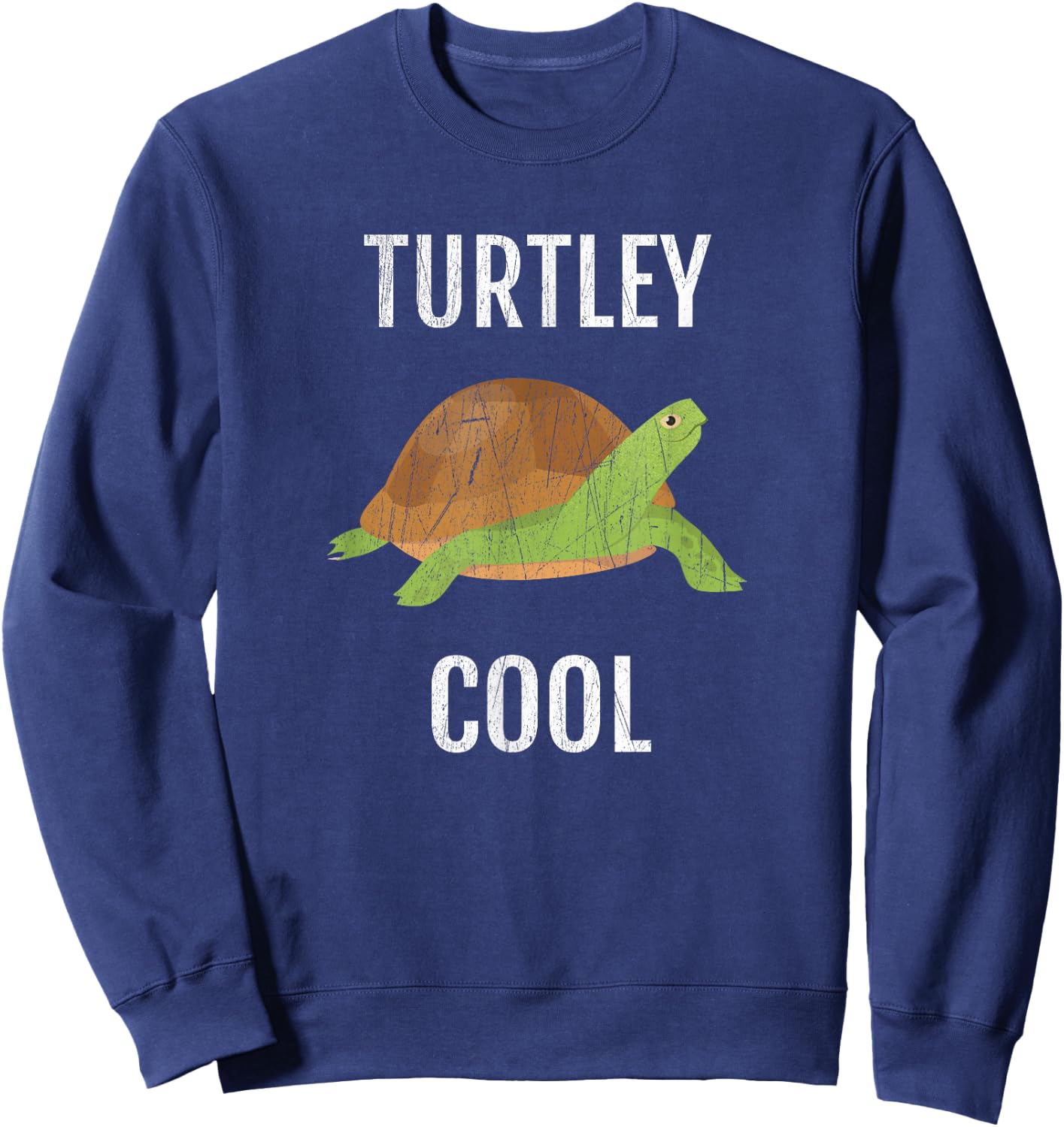 Turtley Cool Shirt - Turtle Sweatshirt - Sweatshirt | Navy