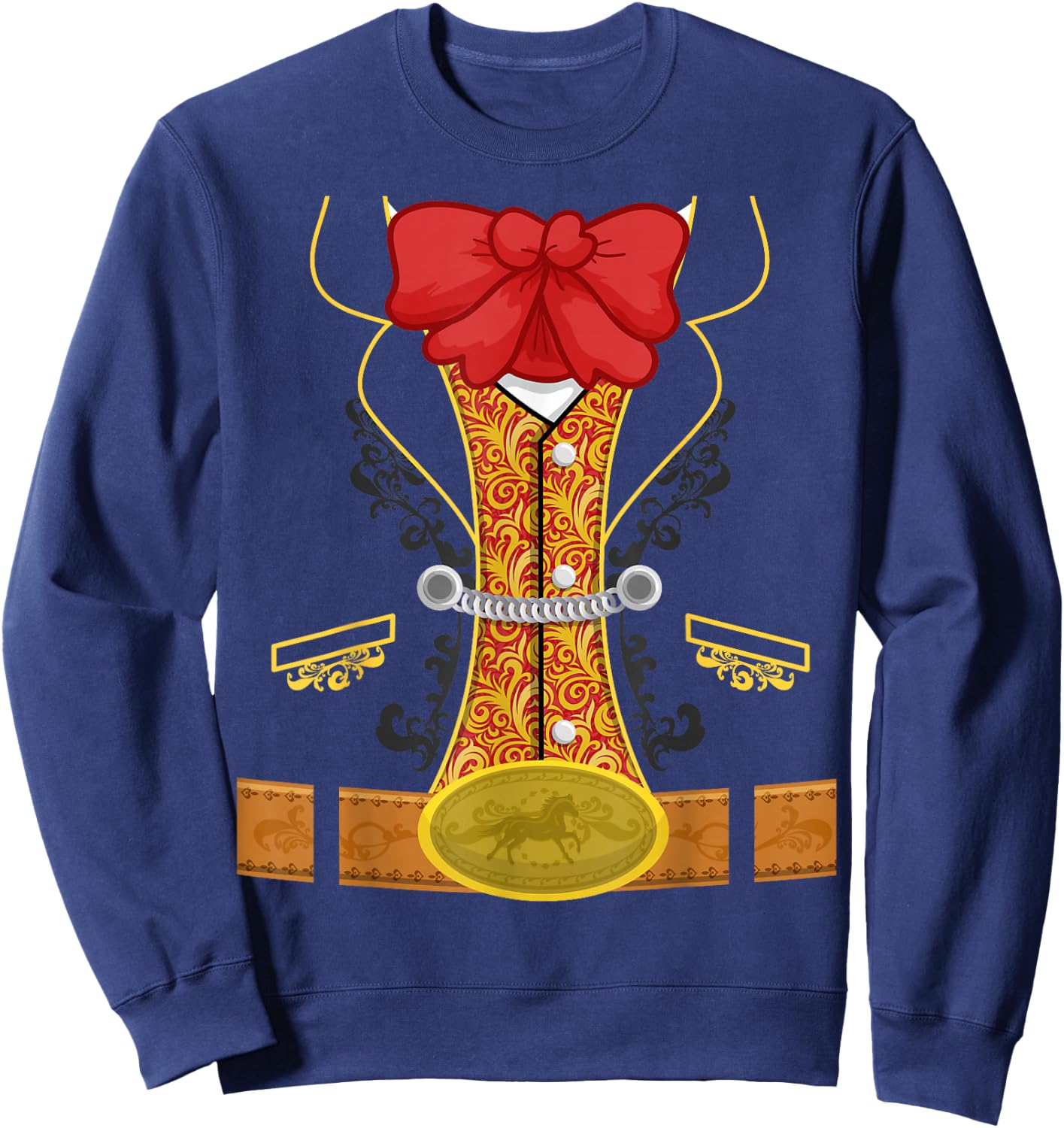 Bull Fighter Costume Men Women Children Matador Sweatshirt - Sweatshirt | Navy