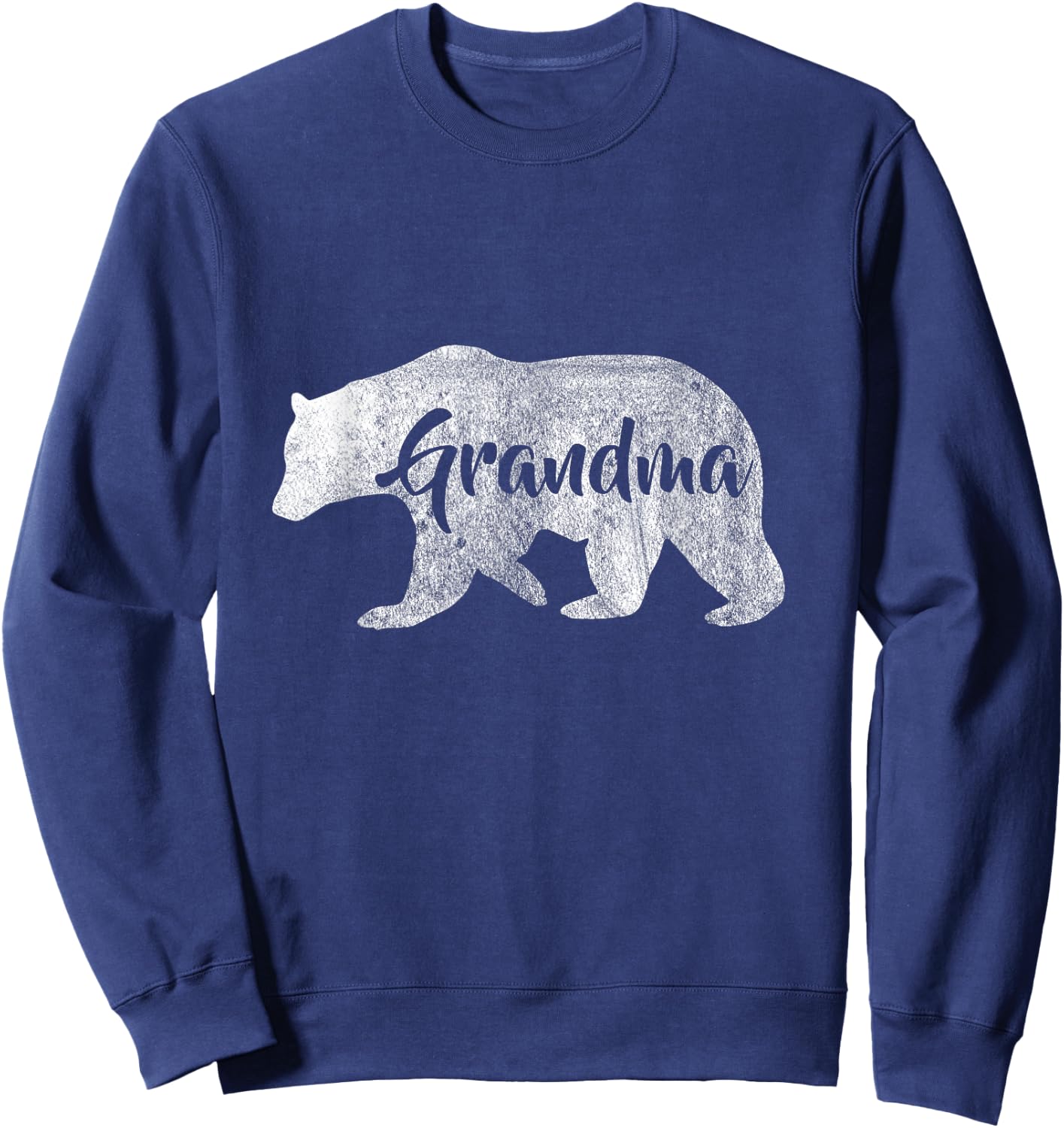 Women's Grandma Bear Outdoors Family for Grandma Sweatshirt - Sweatshirt | Navy