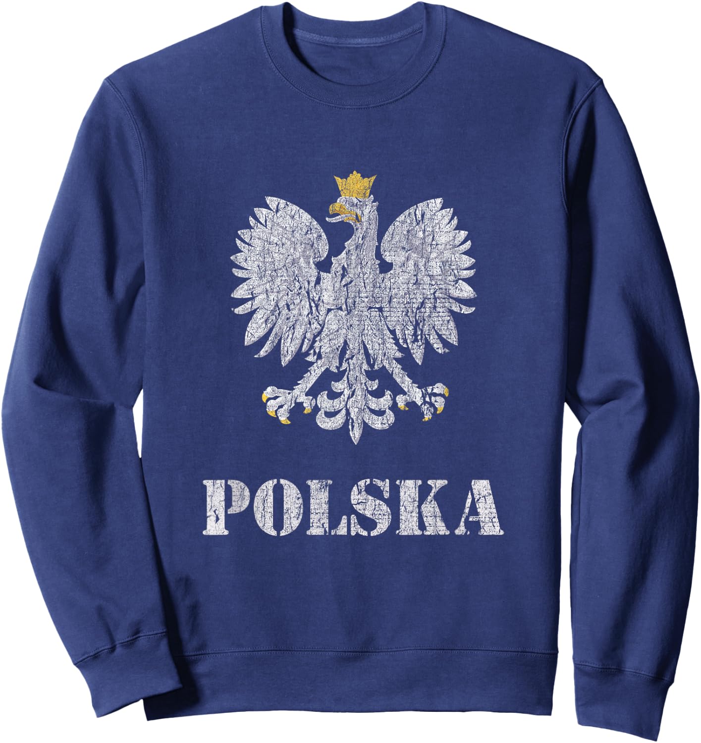 Poland Vintage Polish Eagle Shirt Sweatshirt - Sweatshirt | Navy