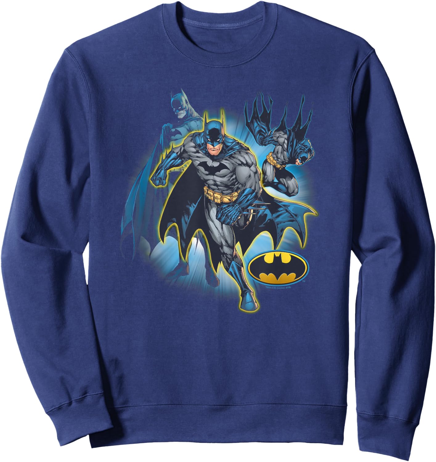 Batman Collage Sweatshirt - Sweatshirt | Navy