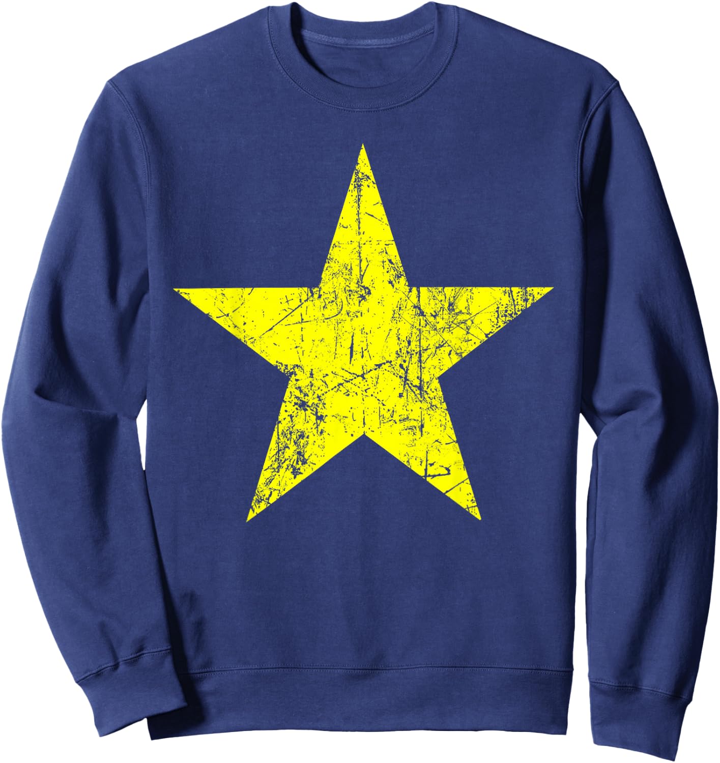 Vietnamese Flag Vintage Star Vietnam Country Gifts Sweatshirt - Sweatshirt | Navy