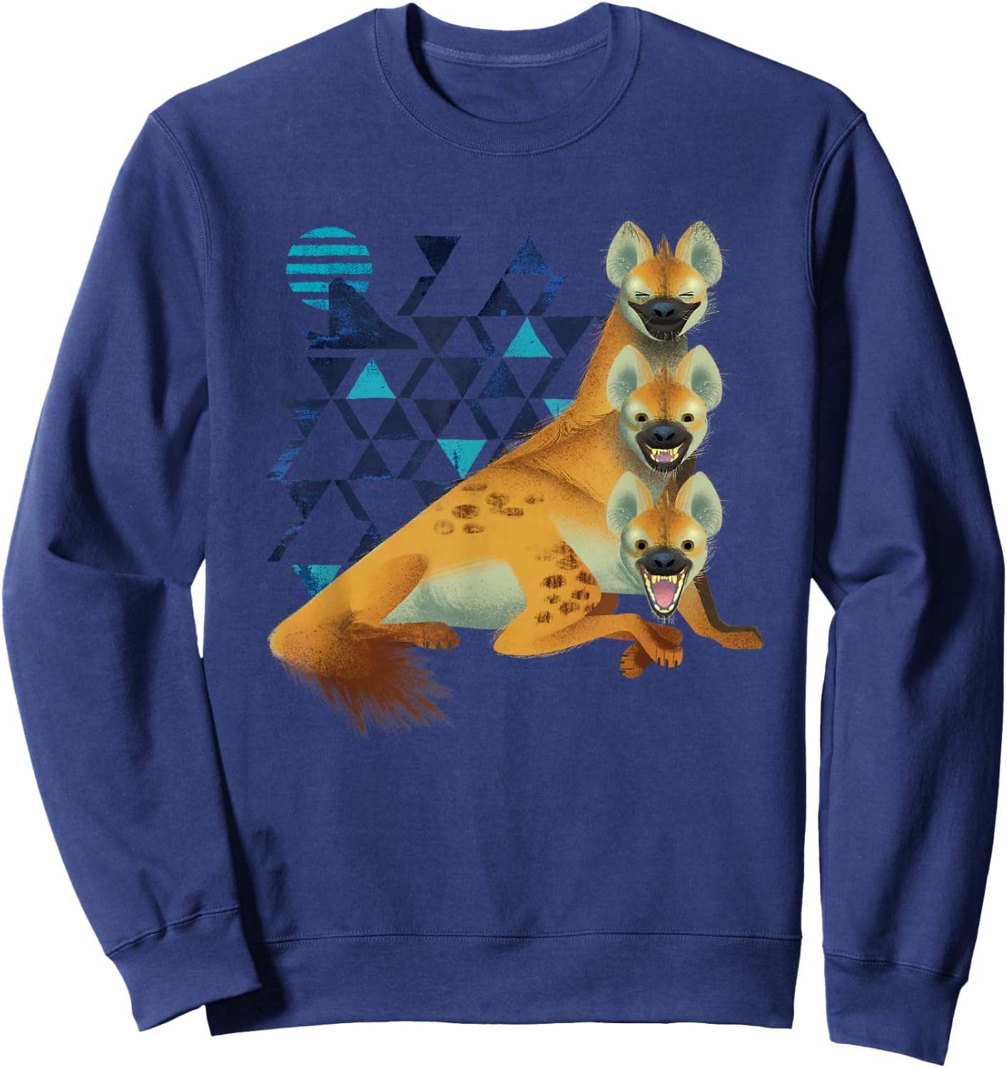 Disney The Lion King Hyenas Geometric Live Action Sweatshirt - Sweatshirt | Navy