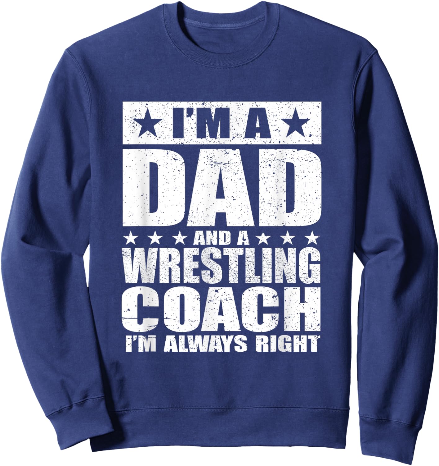 Coaches Coaching Father's Day Shirt Gifts For Dad - Men's Black Wrestling - Small - Short Sleeve - - Classic Fit - Lightweight - Lace Embellishment Sweatshirt - Sweatshirt | Navy