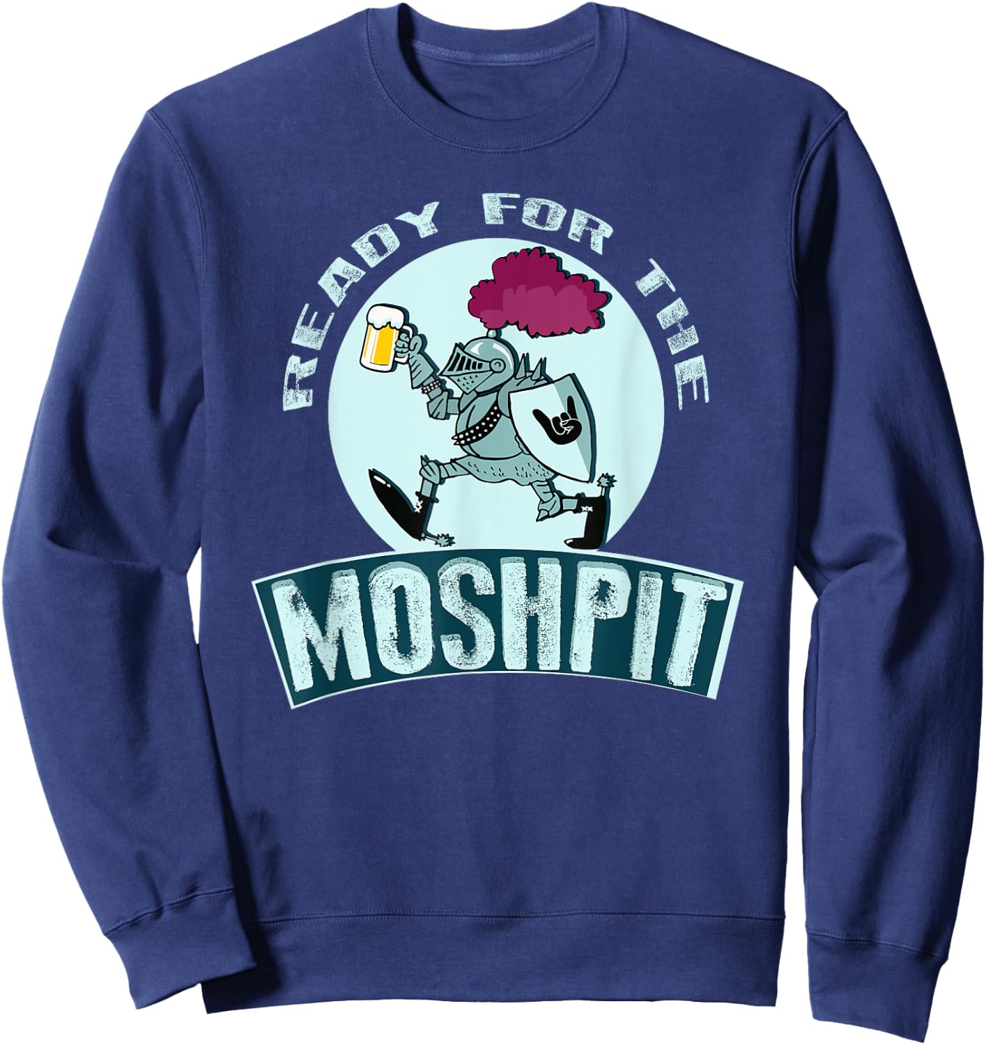 Ready for the moshpit Sweatshirt - Sweatshirt | Navy