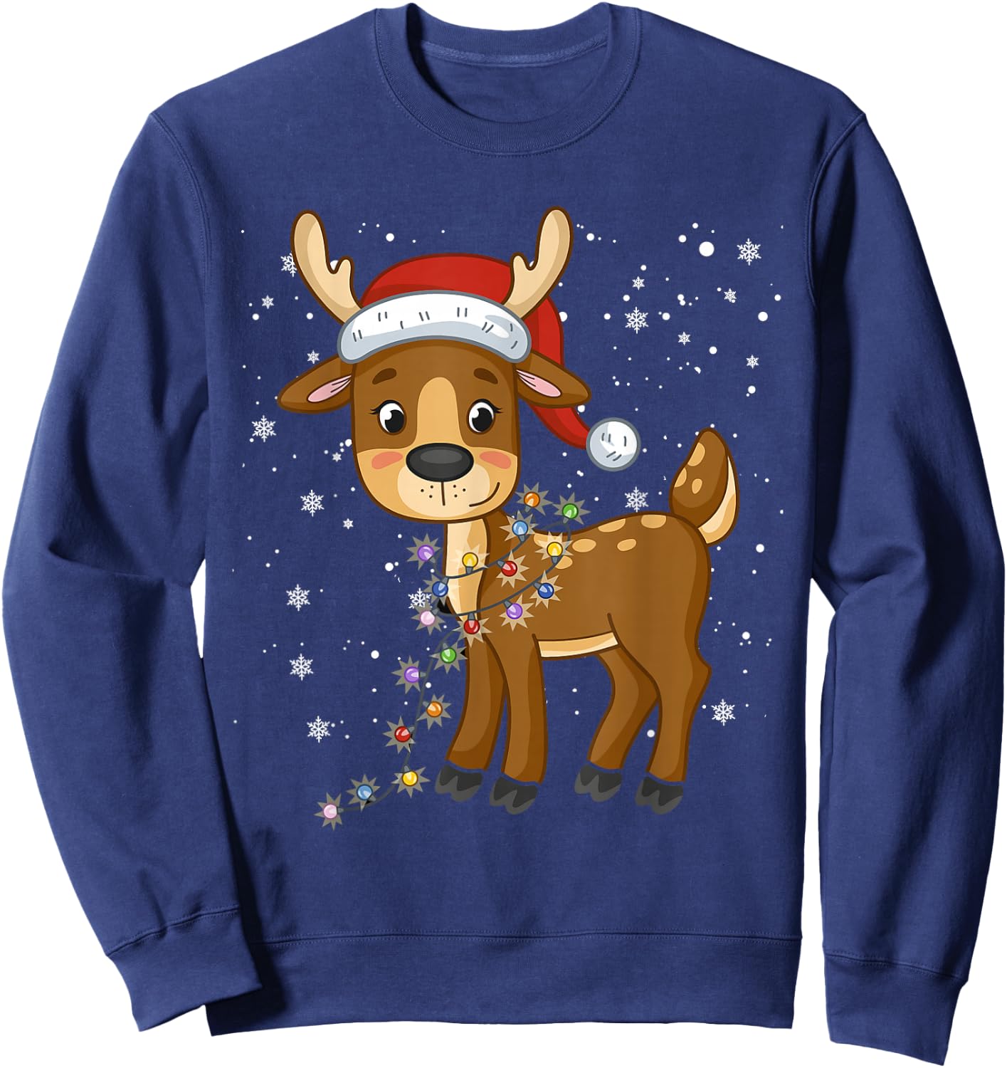 Rudolph The Red Nose Reindeer For Kids And Christmas Fan Sweatshirt - Sweatshirt | Navy