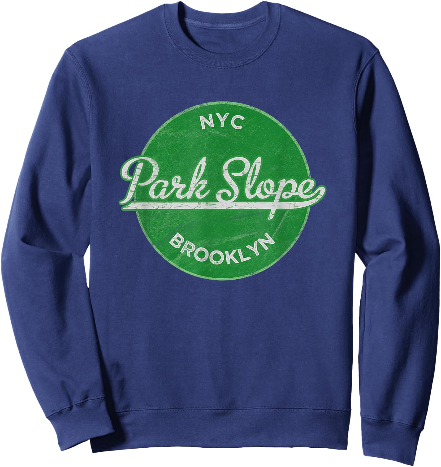 Cool Vintage Park Slope Brooklyn Sweatshirt - Sweatshirt | Navy